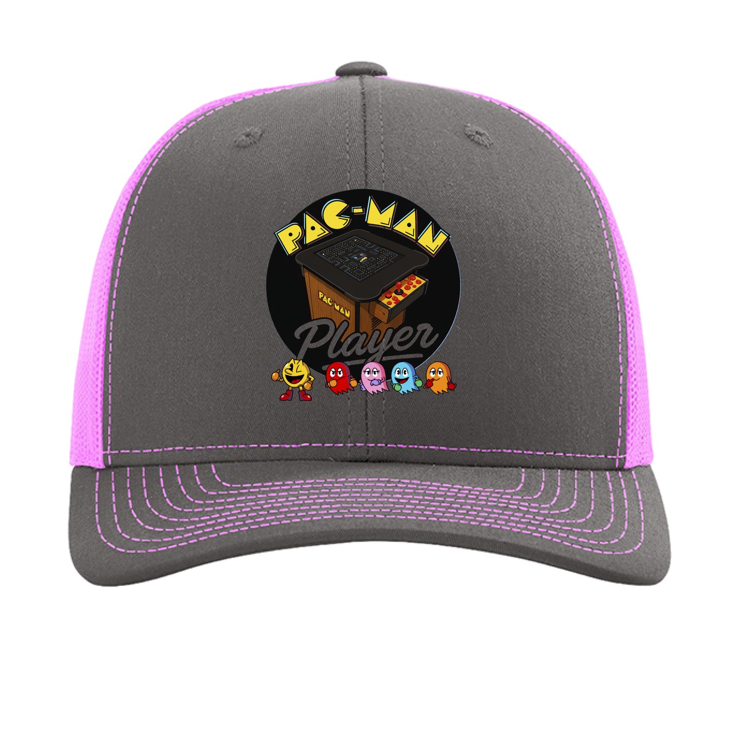 Charcoal/ Neon Pink - FRONT