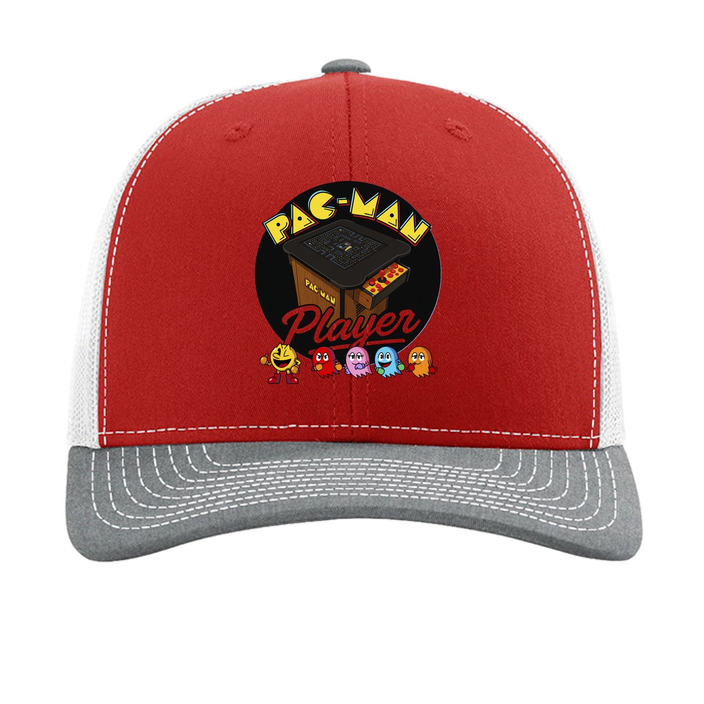Red/ White/ Heather Grey - FRONT