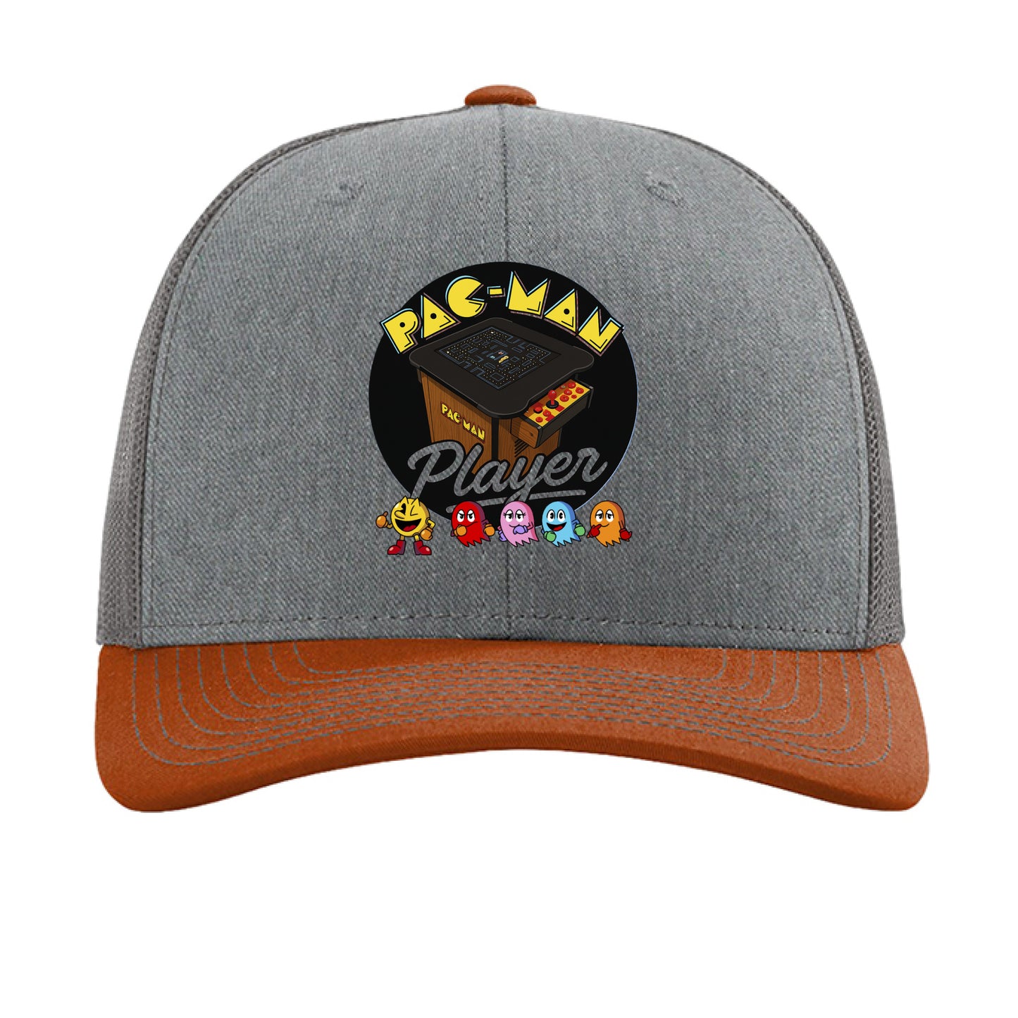 Heather Grey/ Charcoal/ Dark Orange - FRONT