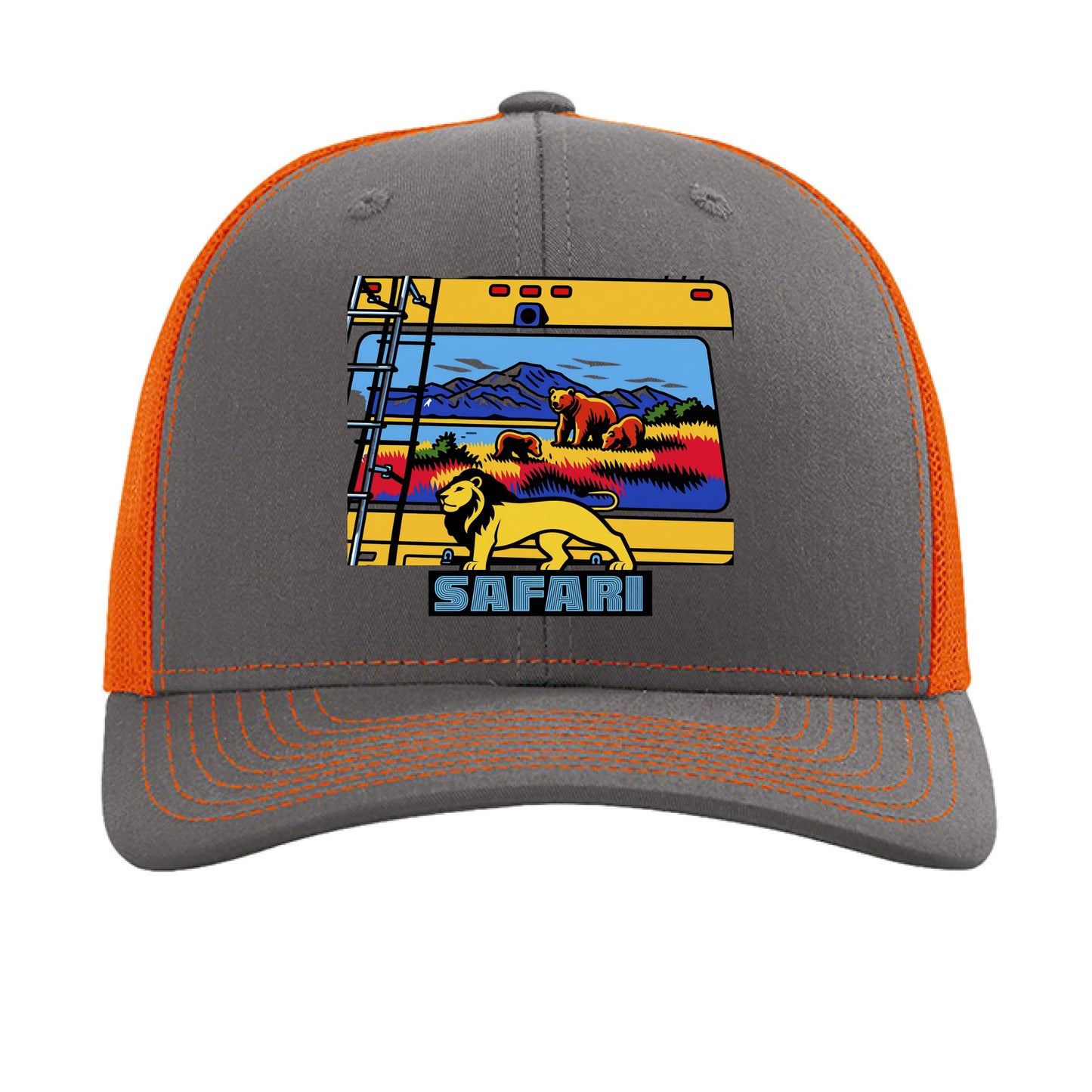 Charcoal/ Orange - FRONT