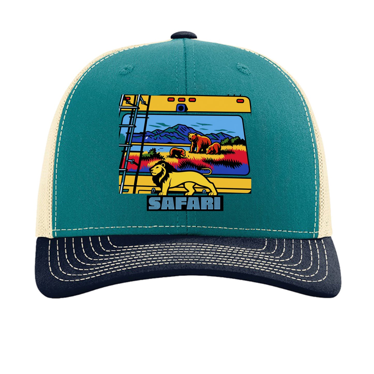Blue Teal/ Birch/ Navy - FRONT