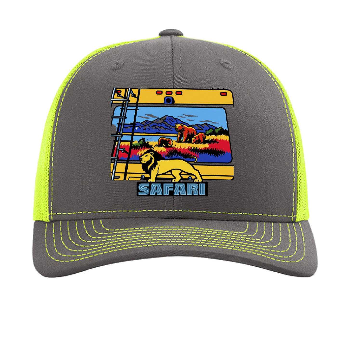 Charcoal/ Neon Yellow - FRONT
