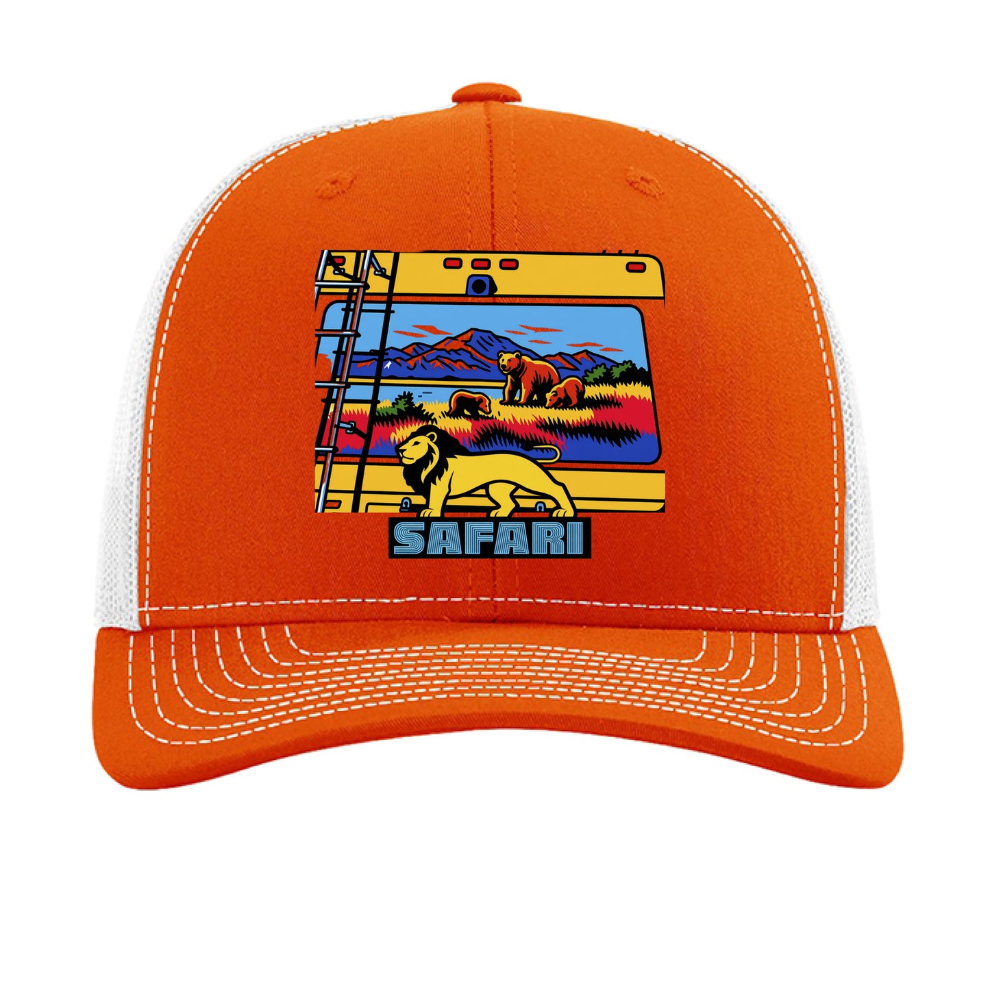 Orange/ White - FRONT