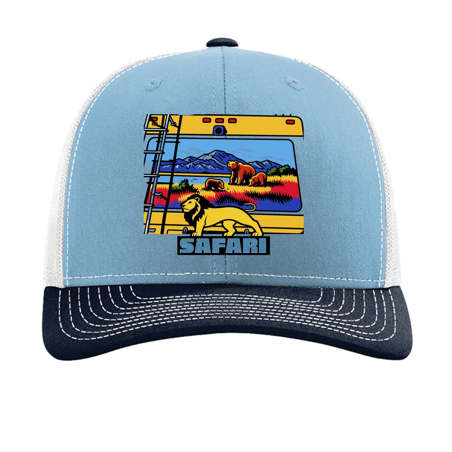 Columbia Blue/ White/ Navy - FRONT