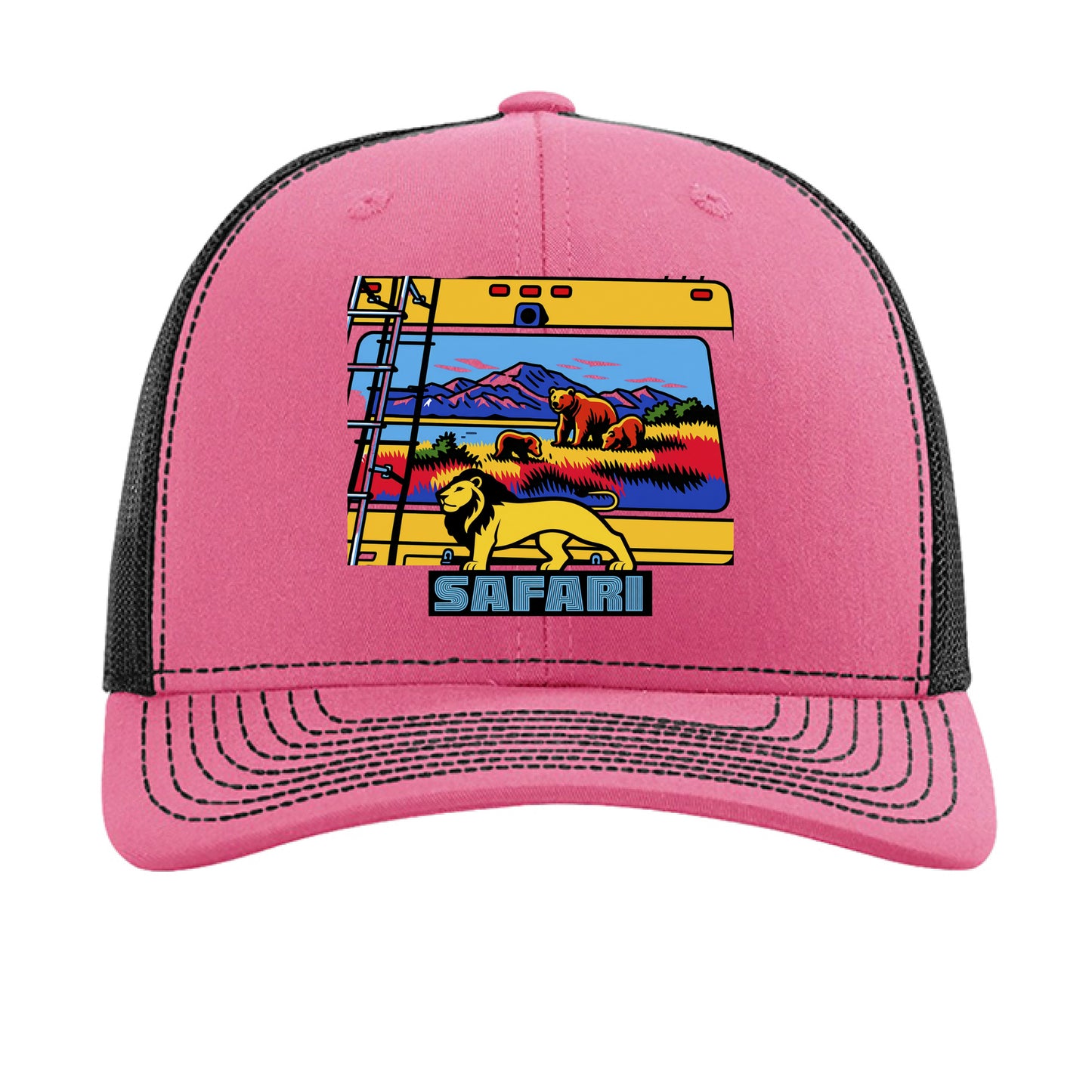 Hot Pink/ Black - FRONT