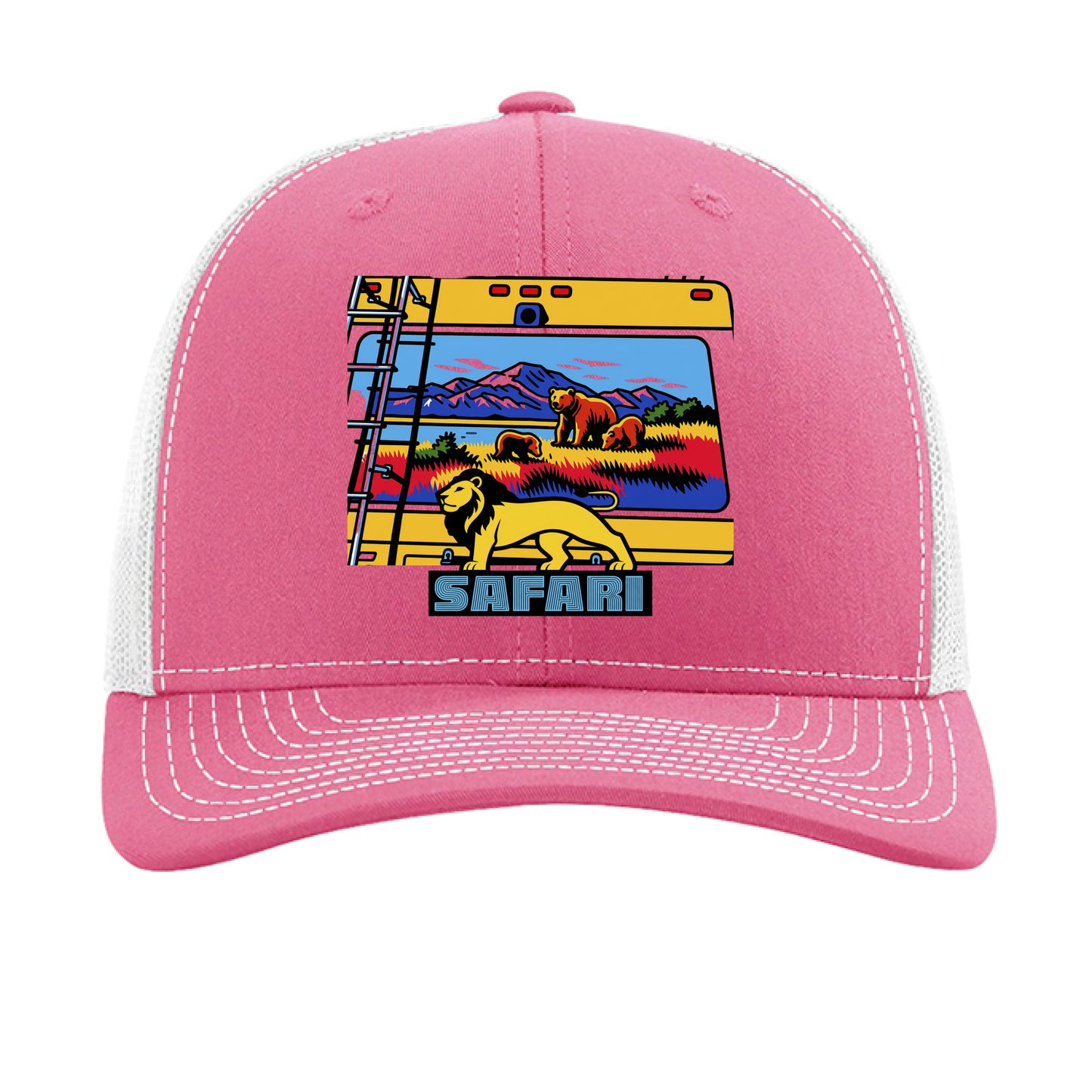 Hot Pink/ White - FRONT