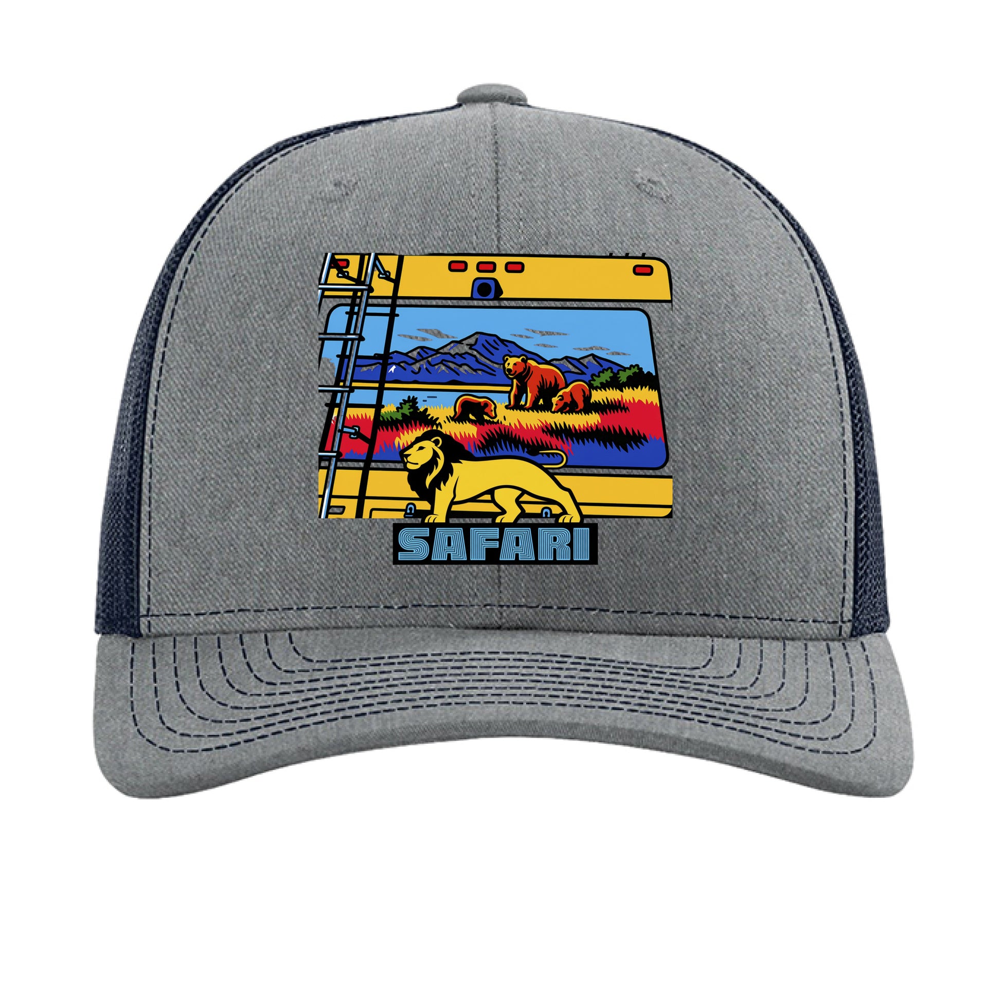 Heather Grey/ Navy - FRONT