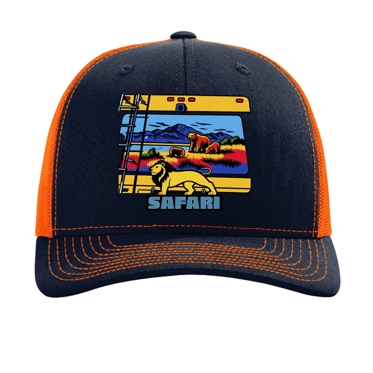 Navy/ Orange - FRONT