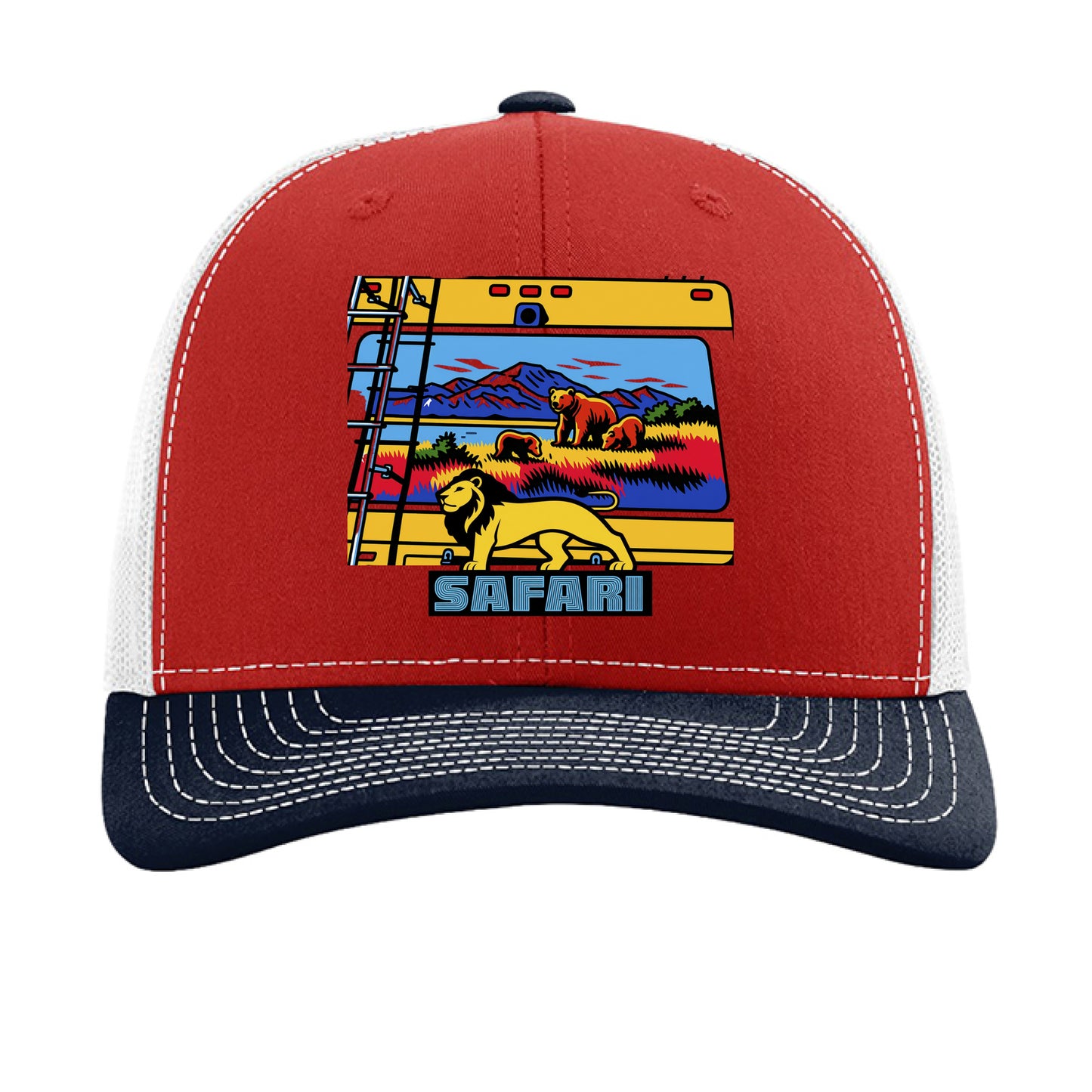 Red/ White/ Navy - FRONT