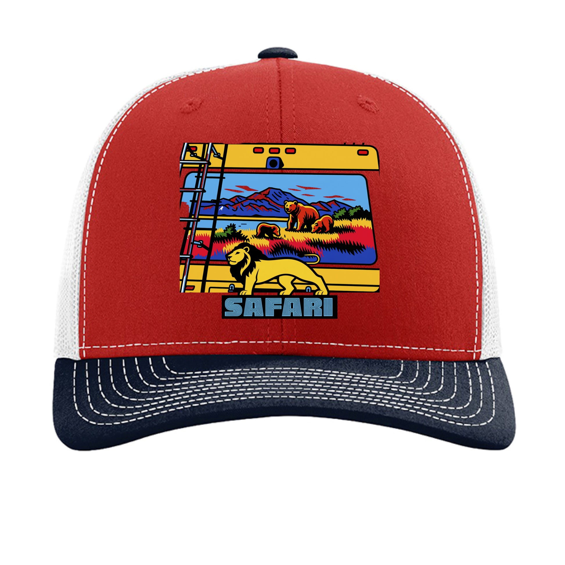 Red/ White/ Navy - FRONT