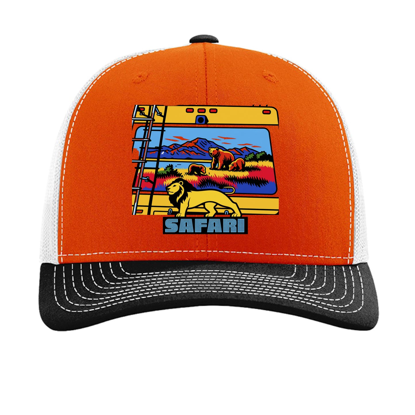 Orange/ White/ Black - FRONT