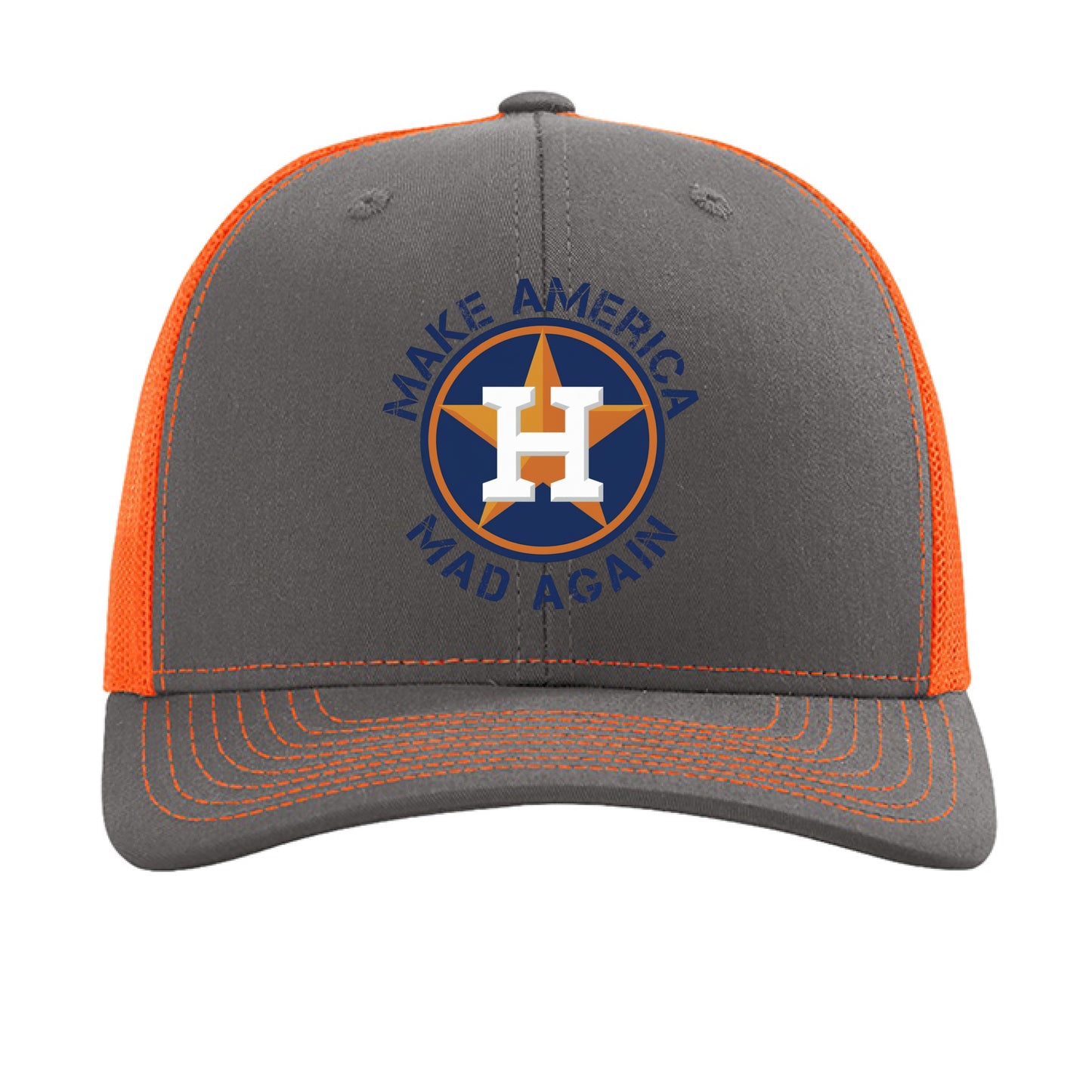Charcoal/ Neon Orange - FRONT