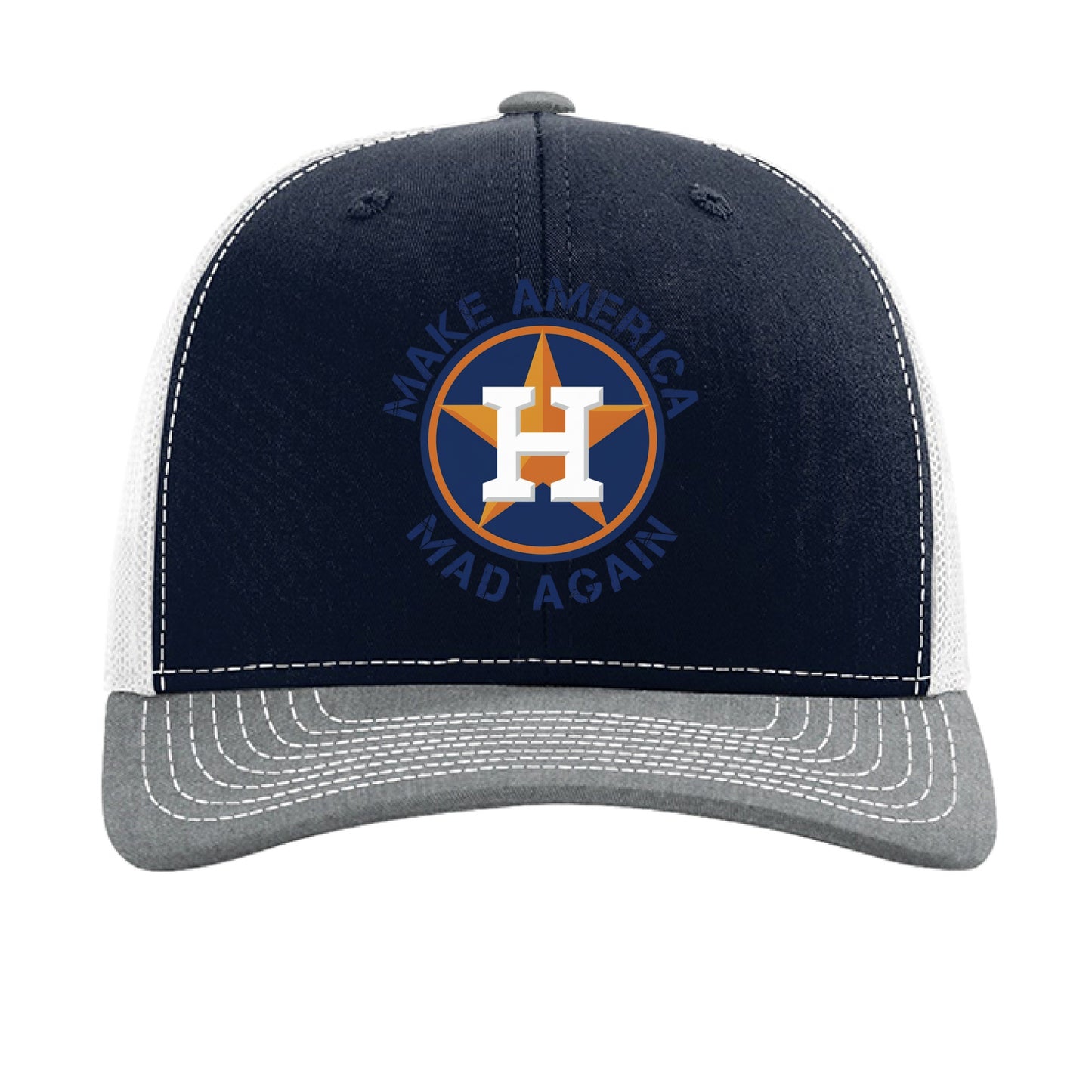 Navy/ White/ Heather Grey - FRONT