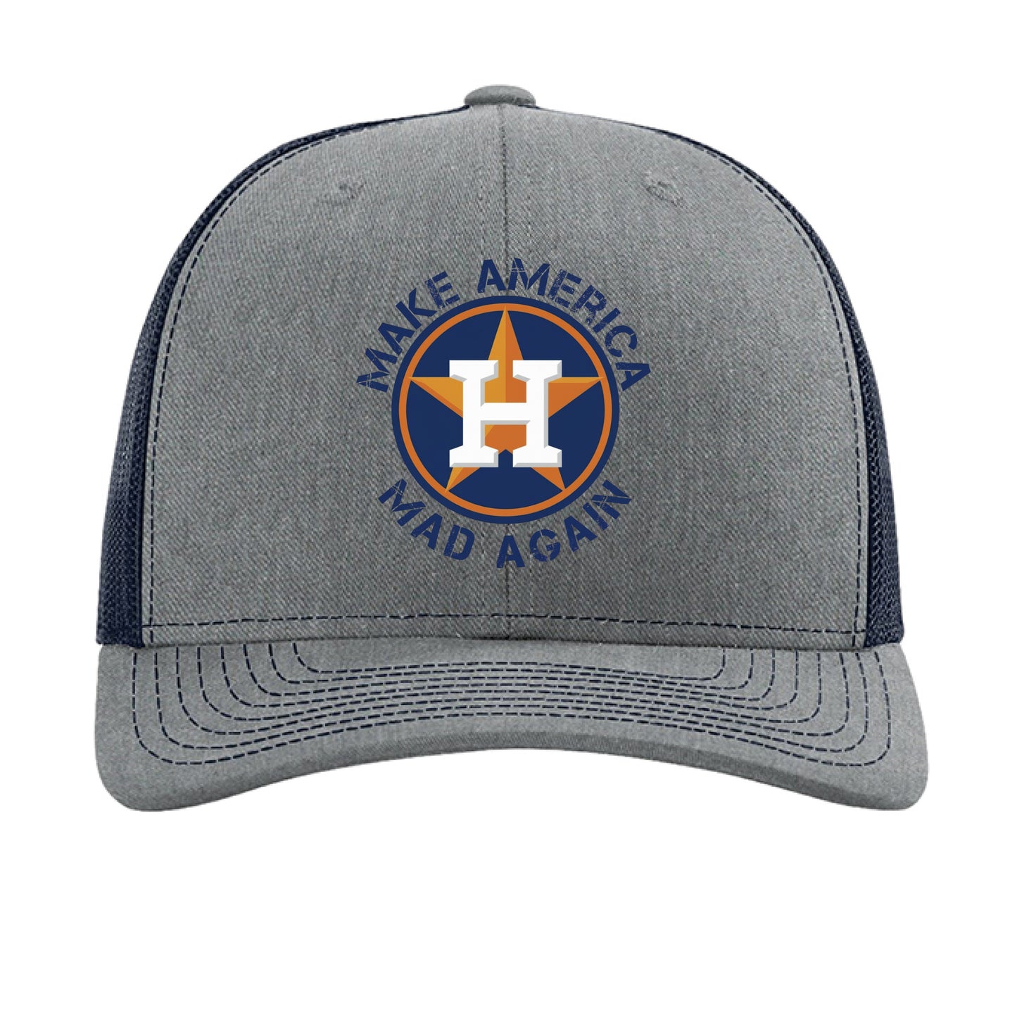 Heather Grey/ Navy - FRONT