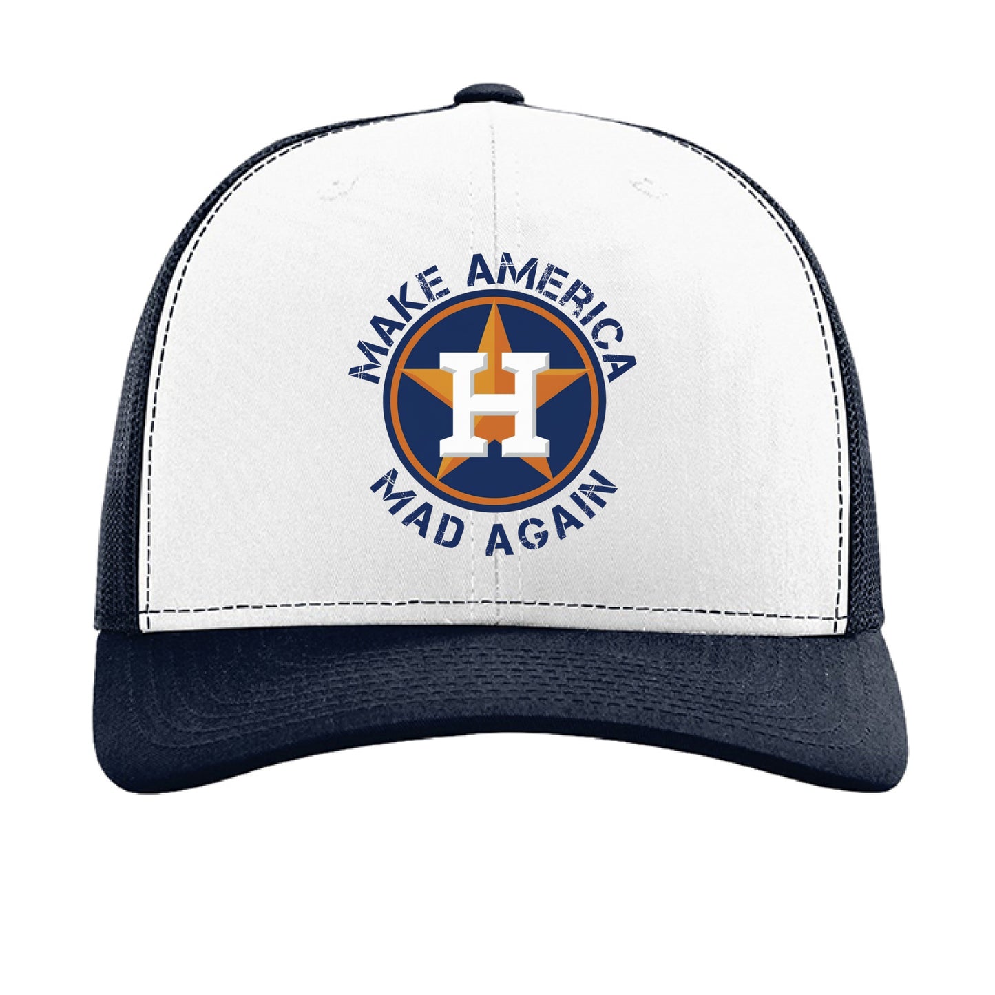White/ Navy - FRONT
