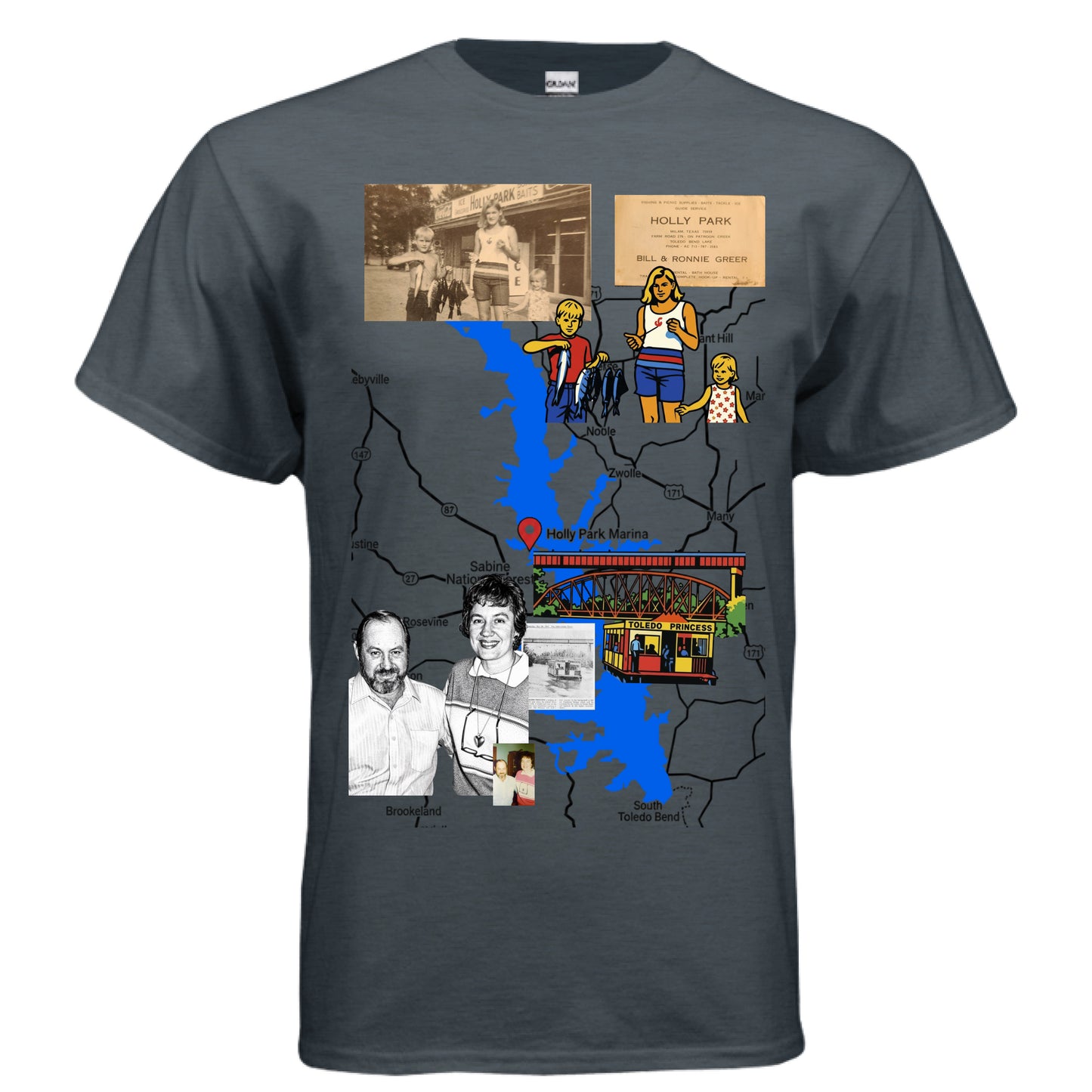 Heather Navy - FRONT