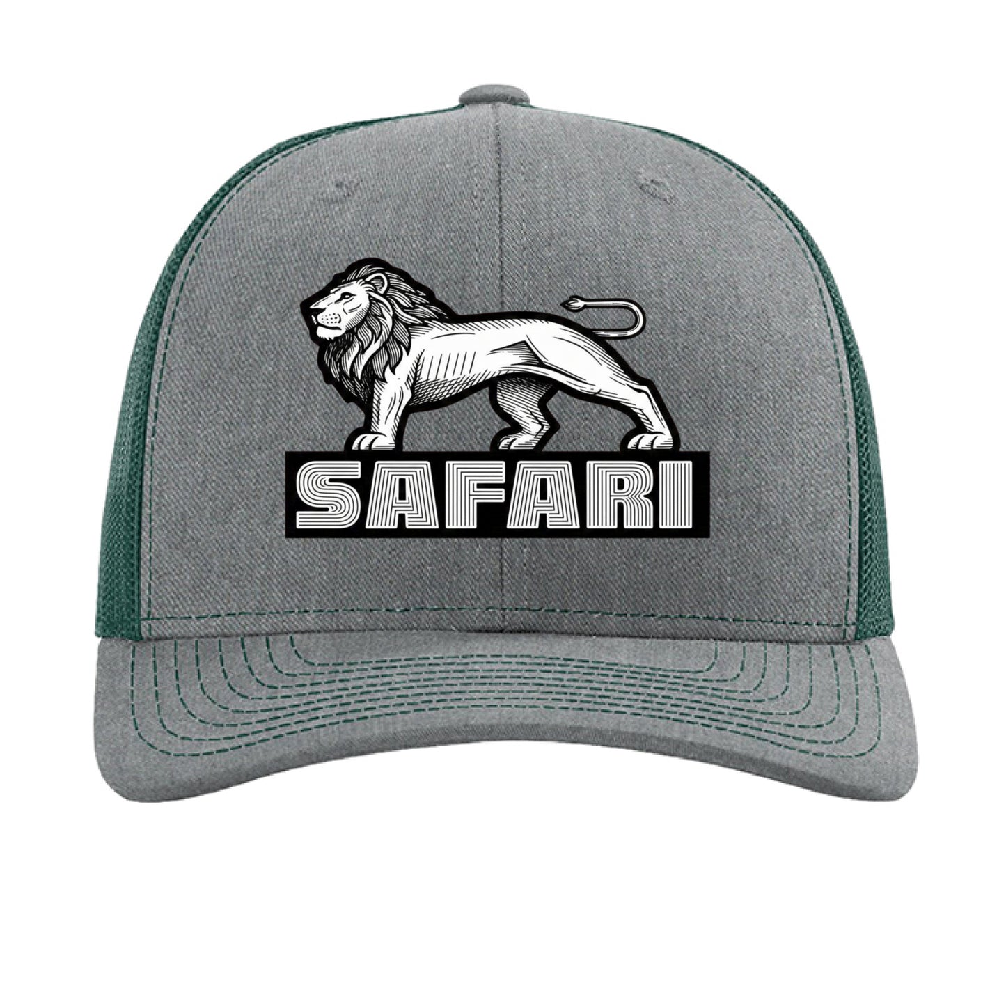 Heather Grey/ Dark Green - FRONT