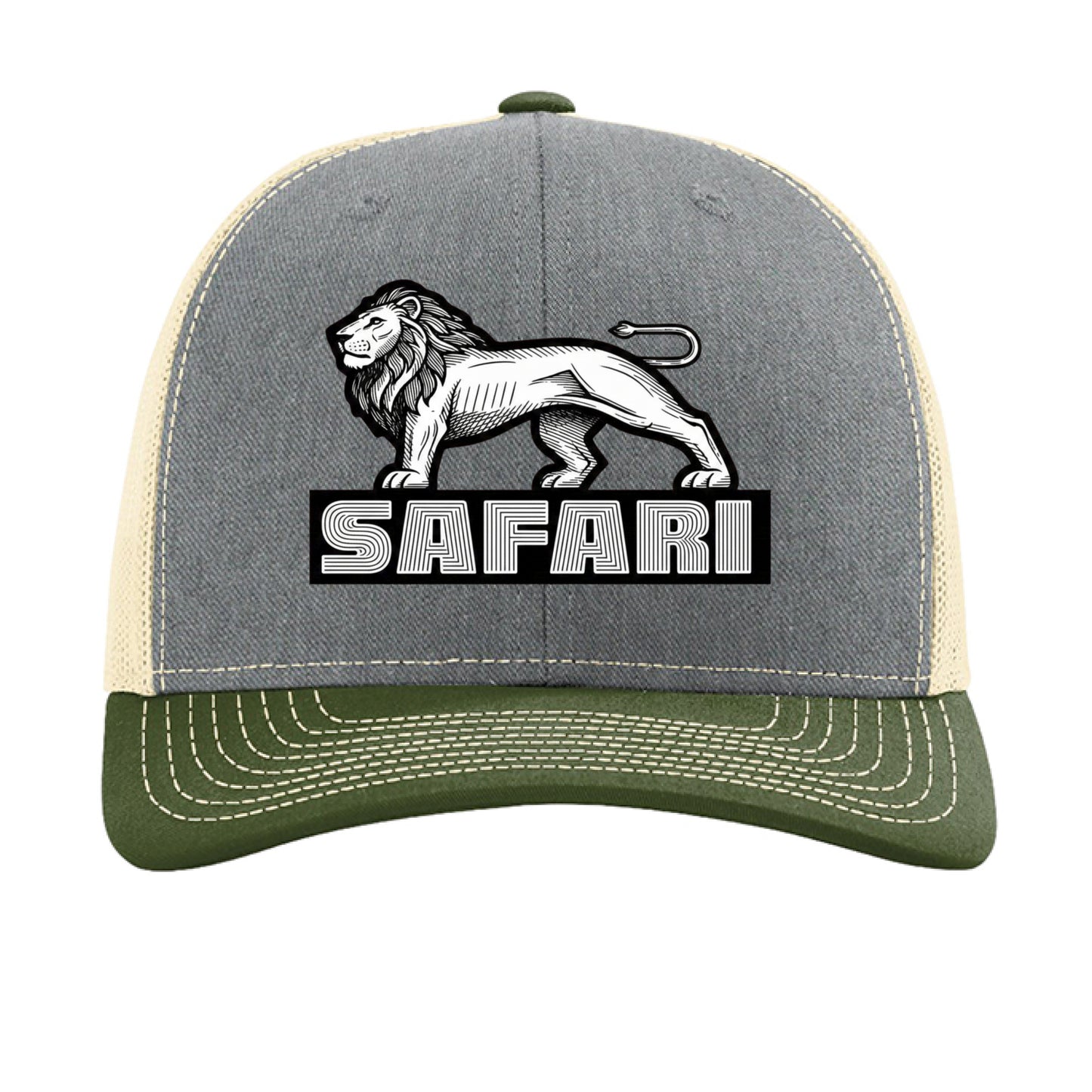 Heather Grey/ Birch/ Army Olive - FRONT