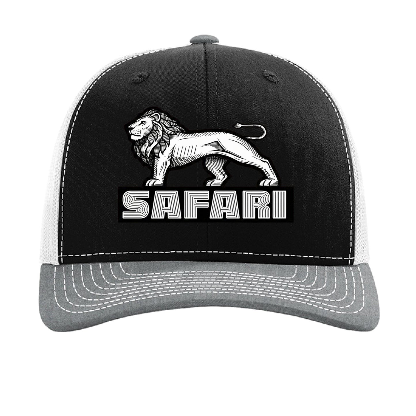 Black/ White/ Heather Grey - FRONT