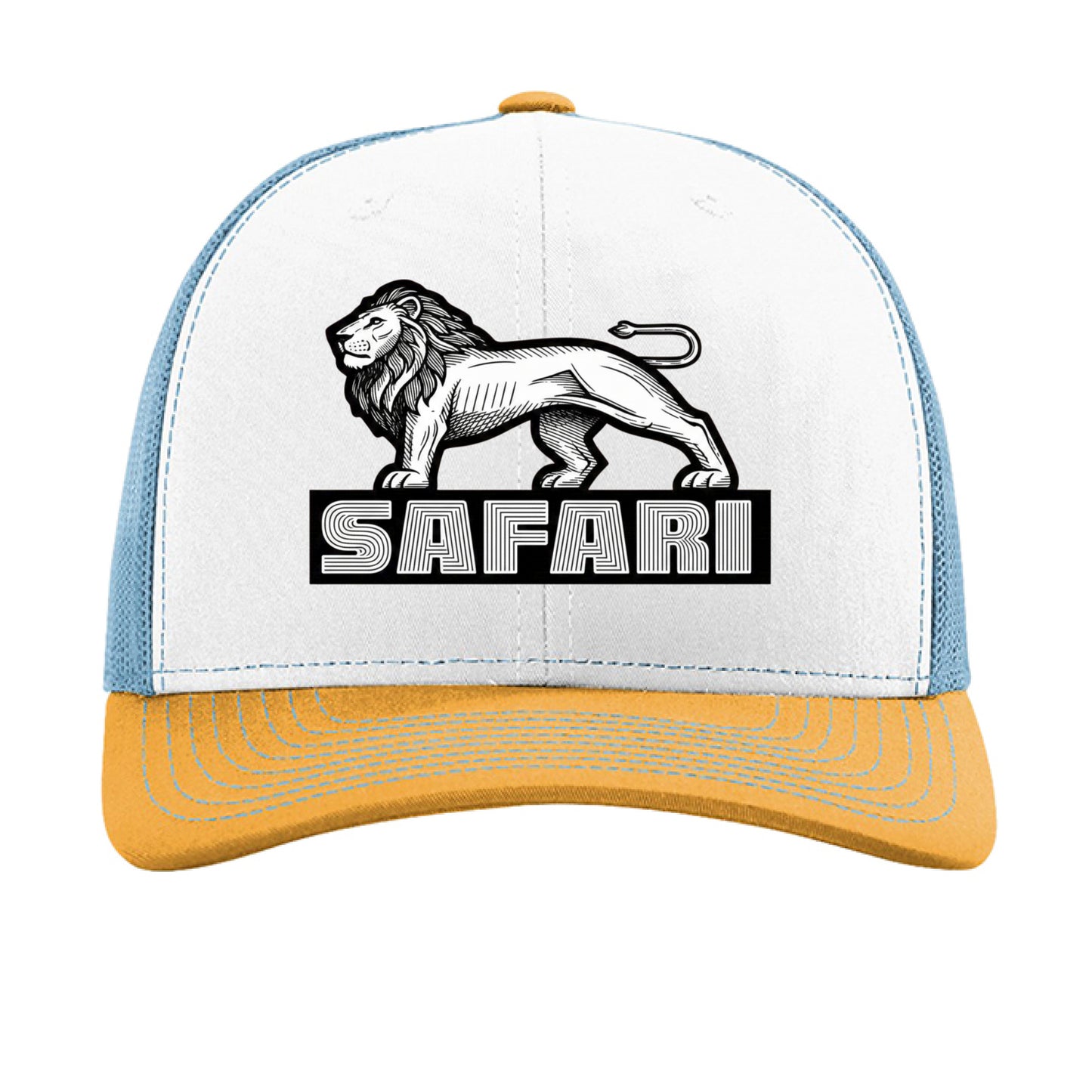 White/ Columbia Blue/ Yellow - FRONT