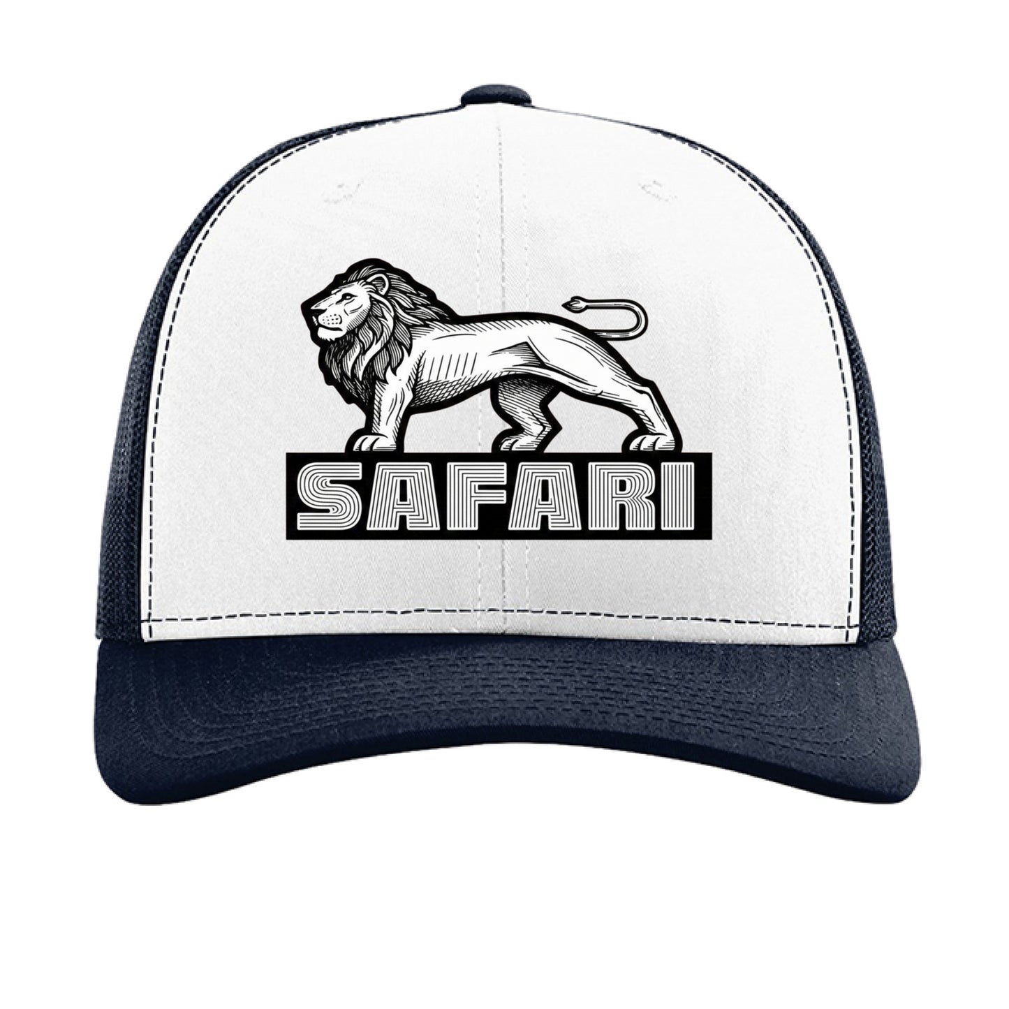 White/ Navy - FRONT