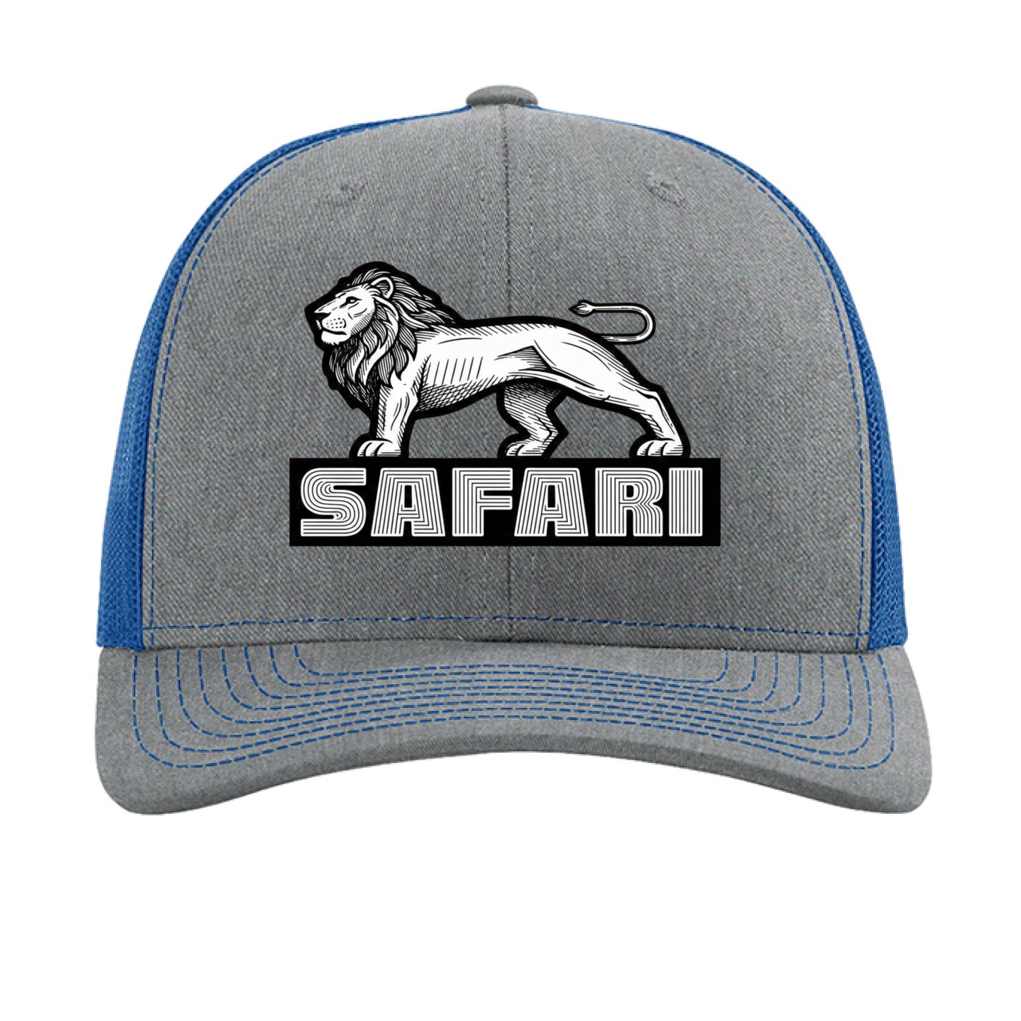 Heather Grey/ Royal - FRONT