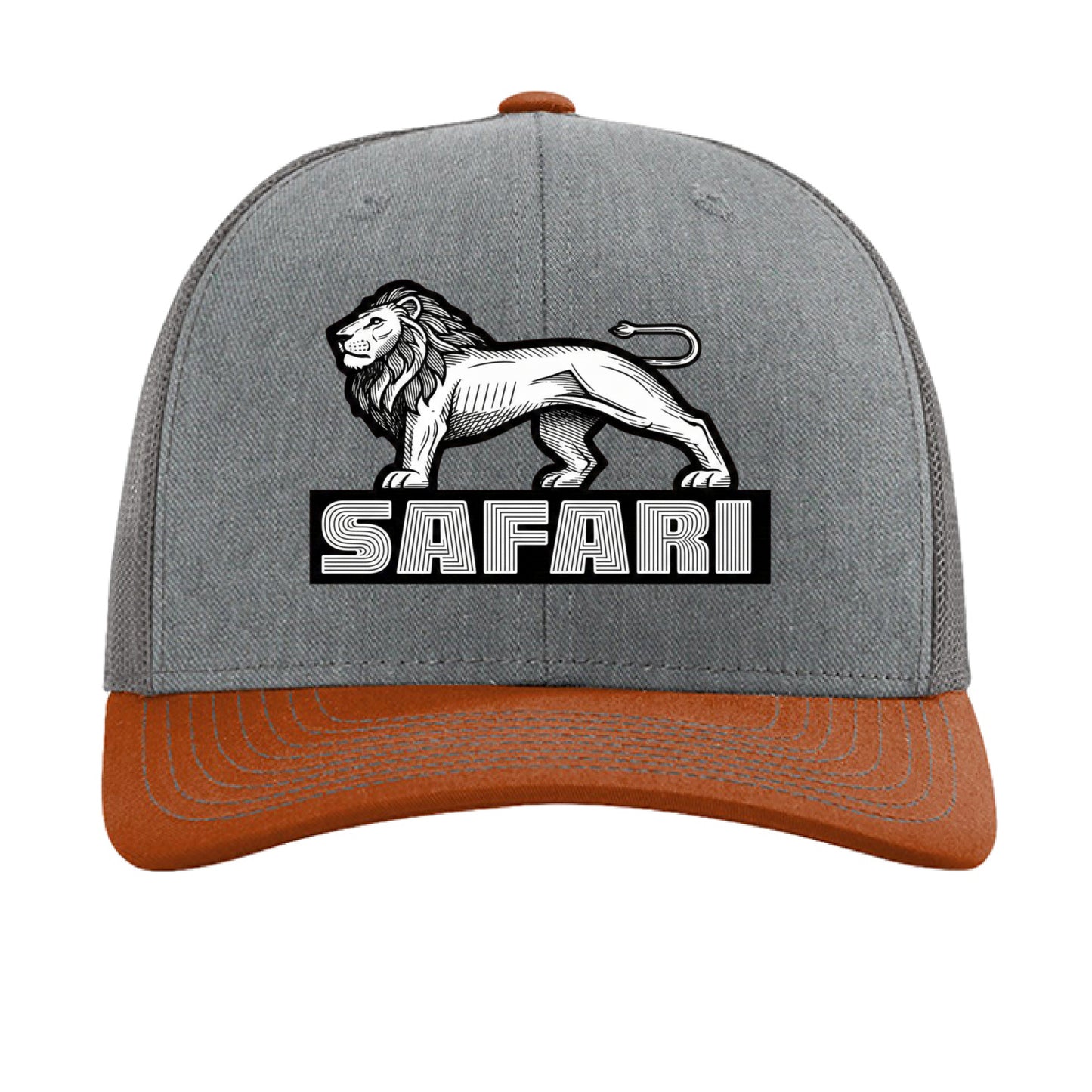 Heather Grey/ Charcoal/ Dark Orange - FRONT