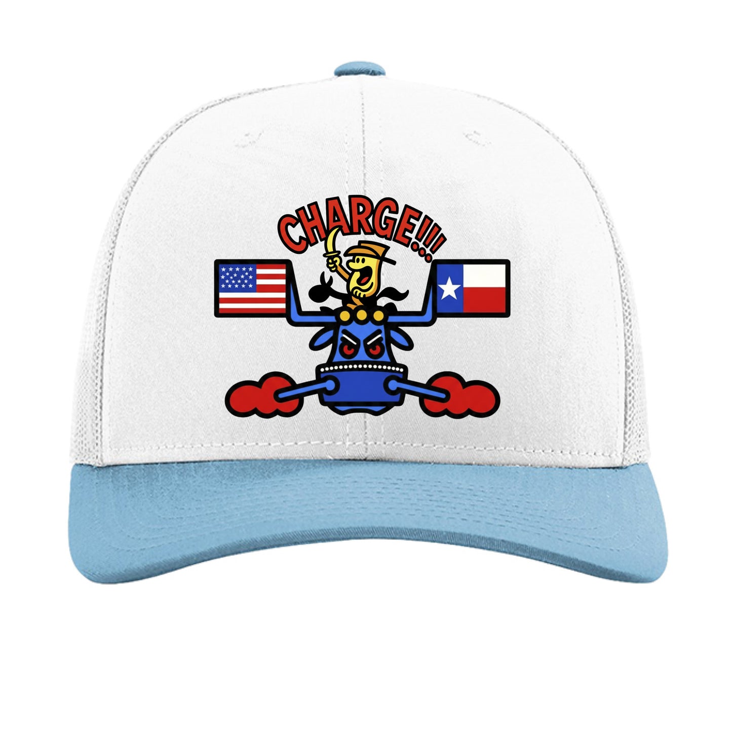White/ White/ Columbia Blue - FRONT