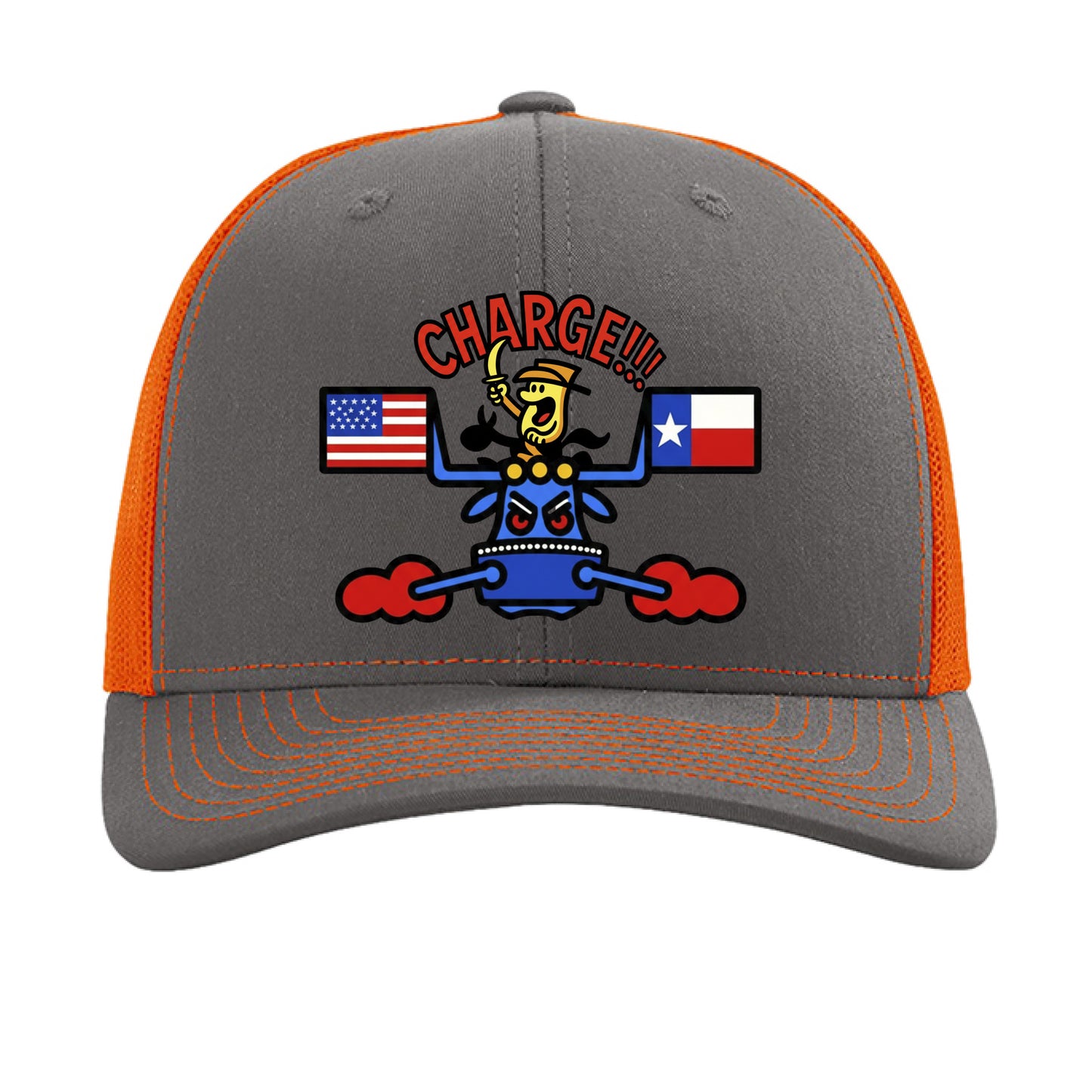 Charcoal/ Orange - FRONT