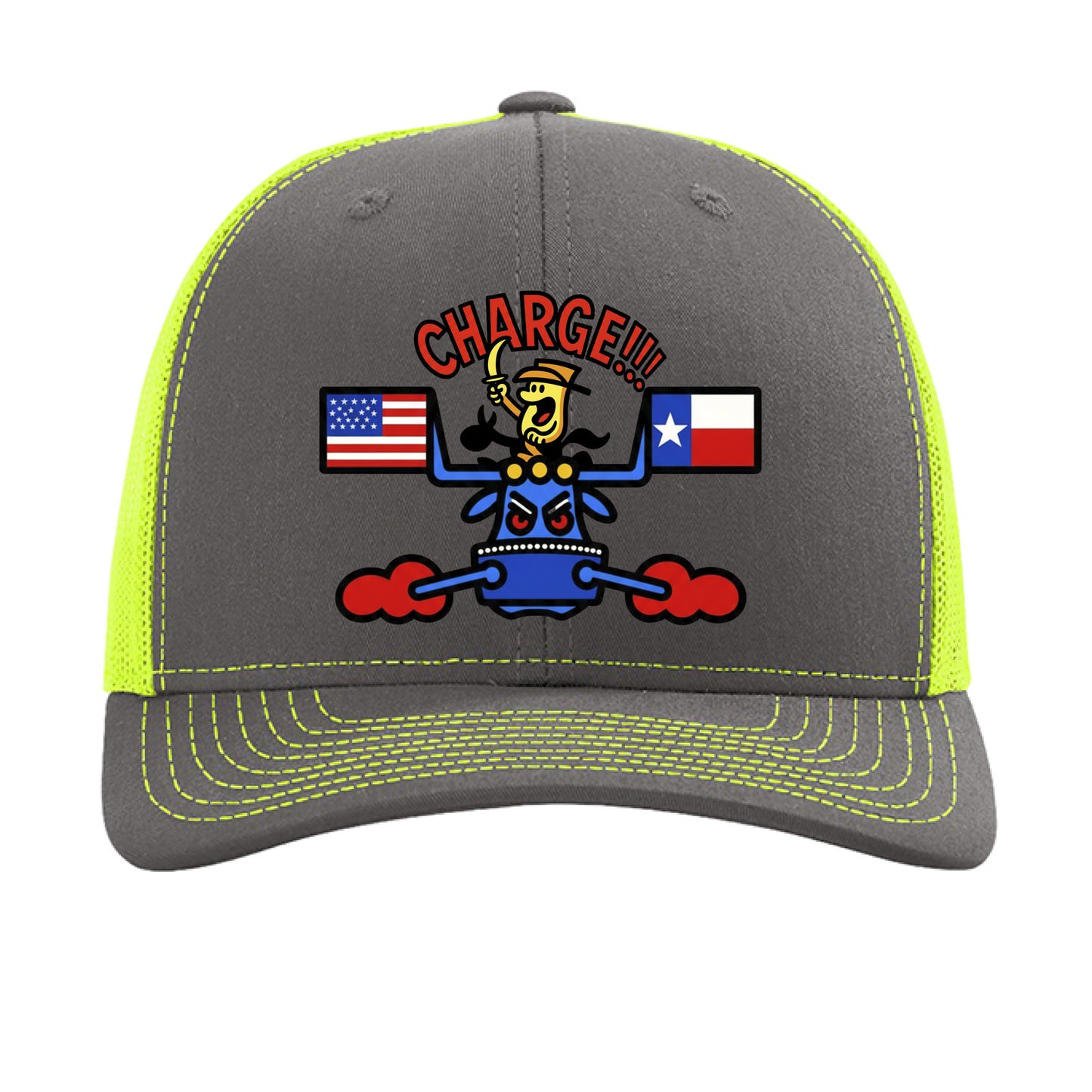 Charcoal/ Neon Yellow - FRONT