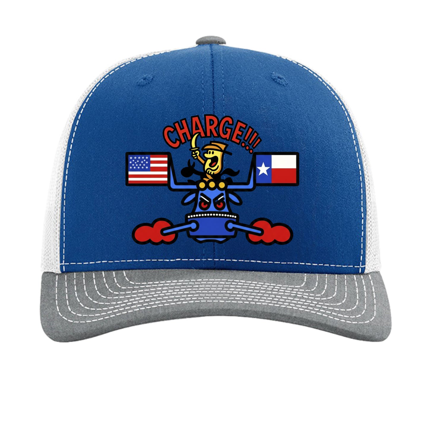 Royal/ White/ Heather Grey - FRONT