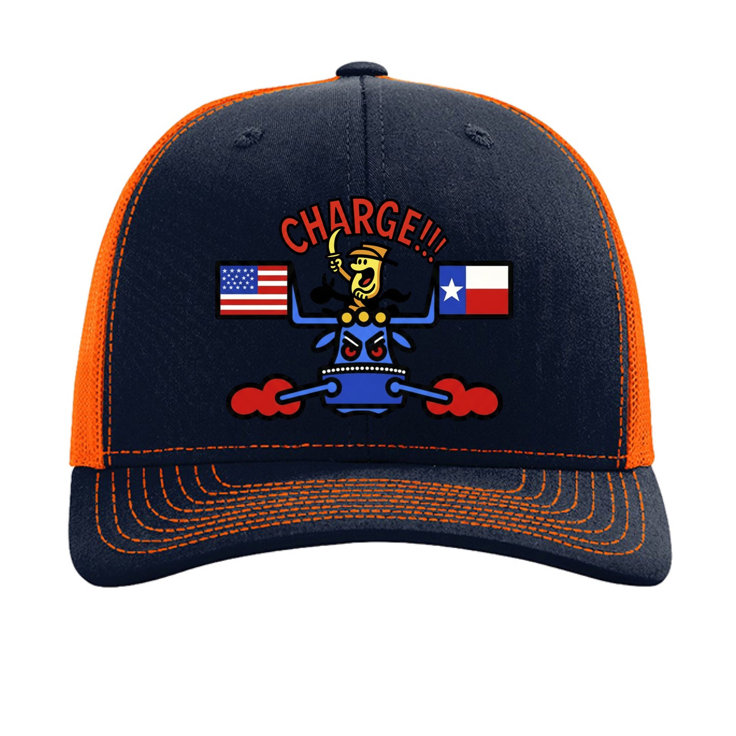 Navy/ Orange - FRONT
