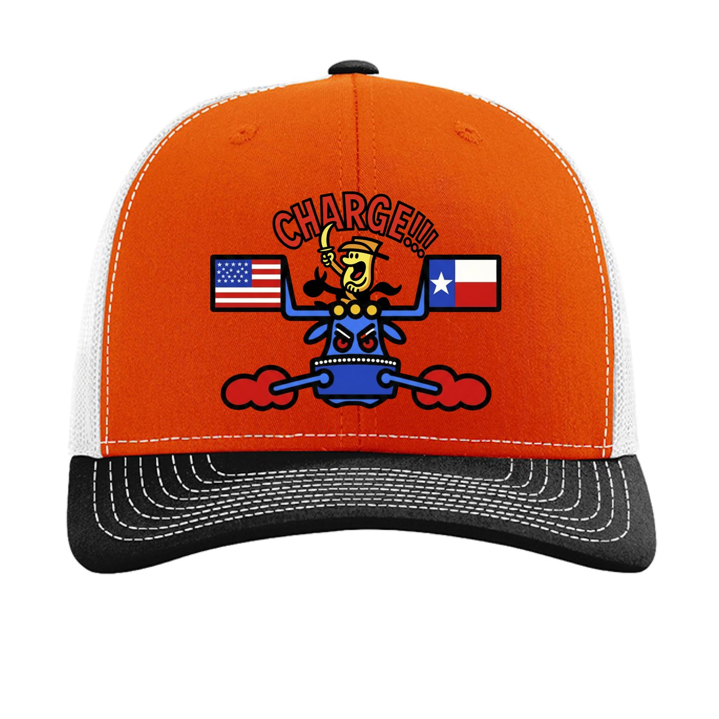 Orange/ White/ Black - FRONT