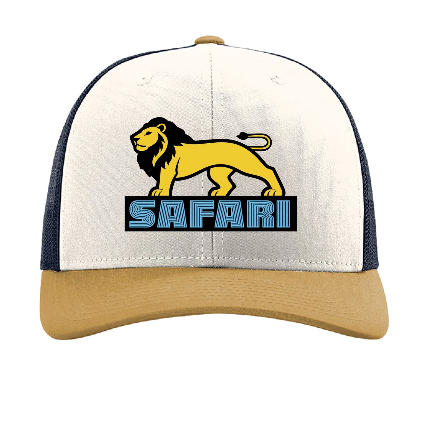Cream/ Navy/ Amber Gold - FRONT