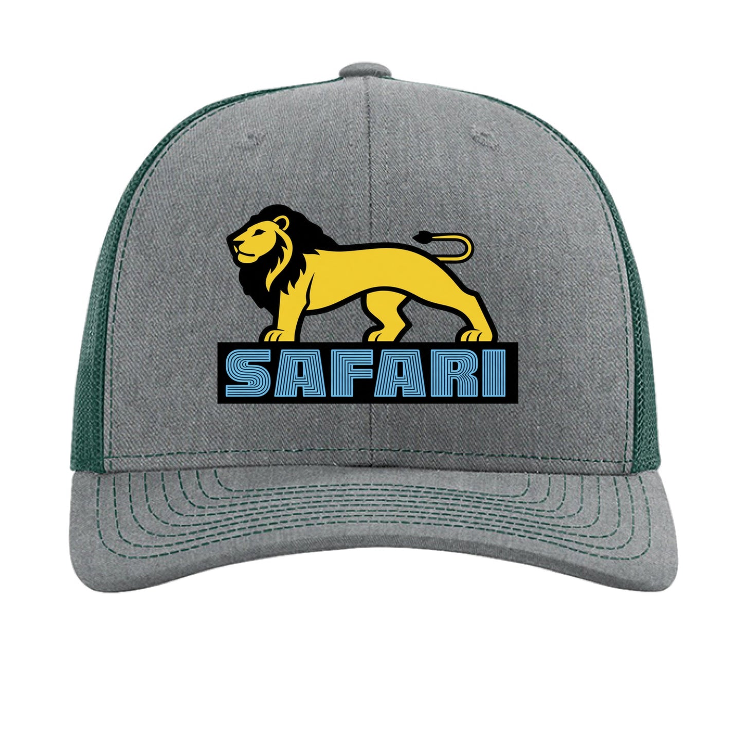 Heather Grey/ Dark Green - FRONT