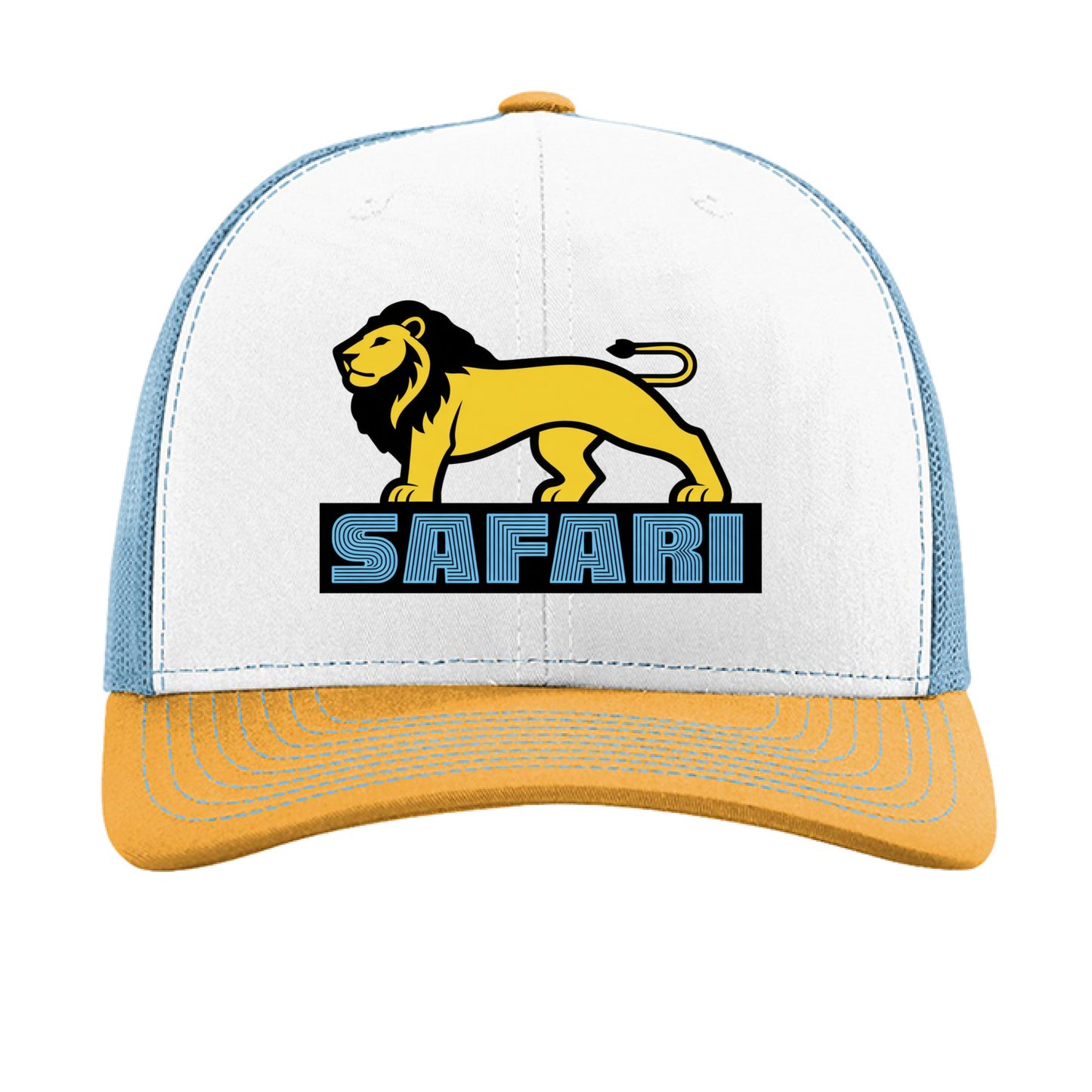 White/ Columbia Blue/ Yellow - FRONT