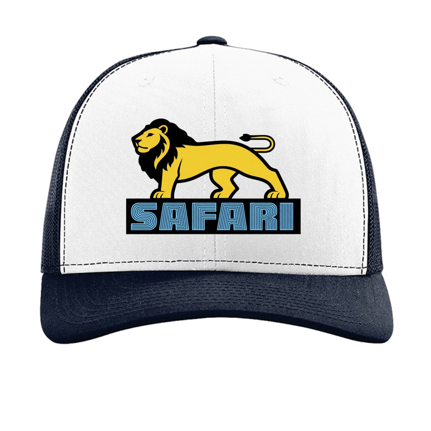 White/ Navy - FRONT