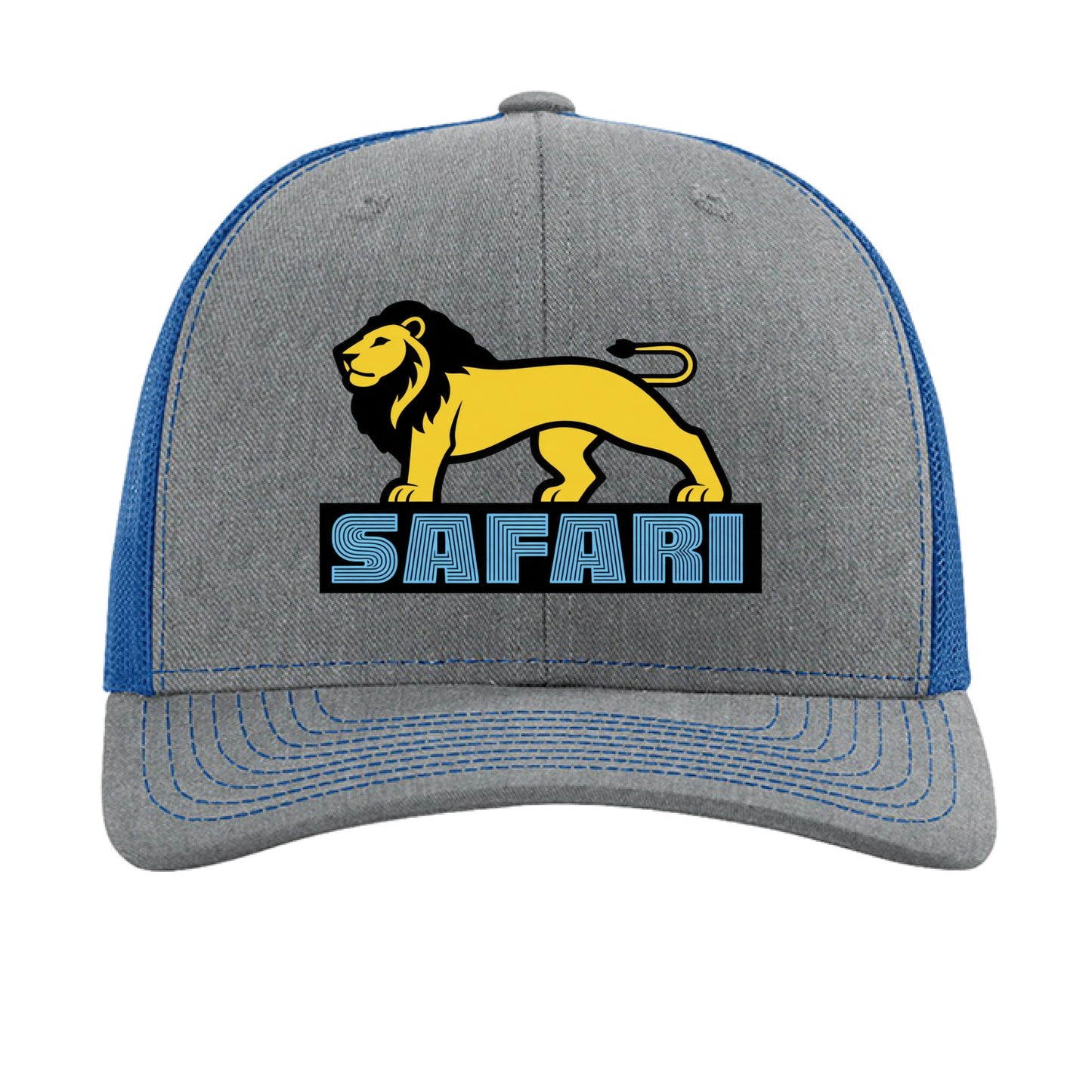 Heather Grey/ Royal - FRONT