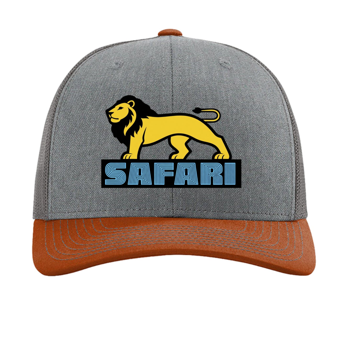 Heather Grey/ Charcoal/ Dark Orange - FRONT