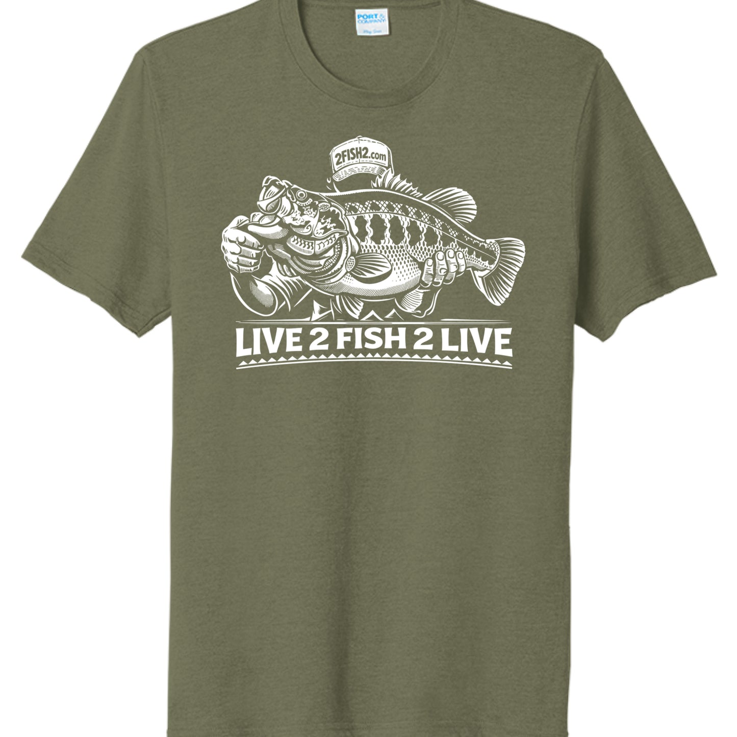 Military Green Heather - FRONT