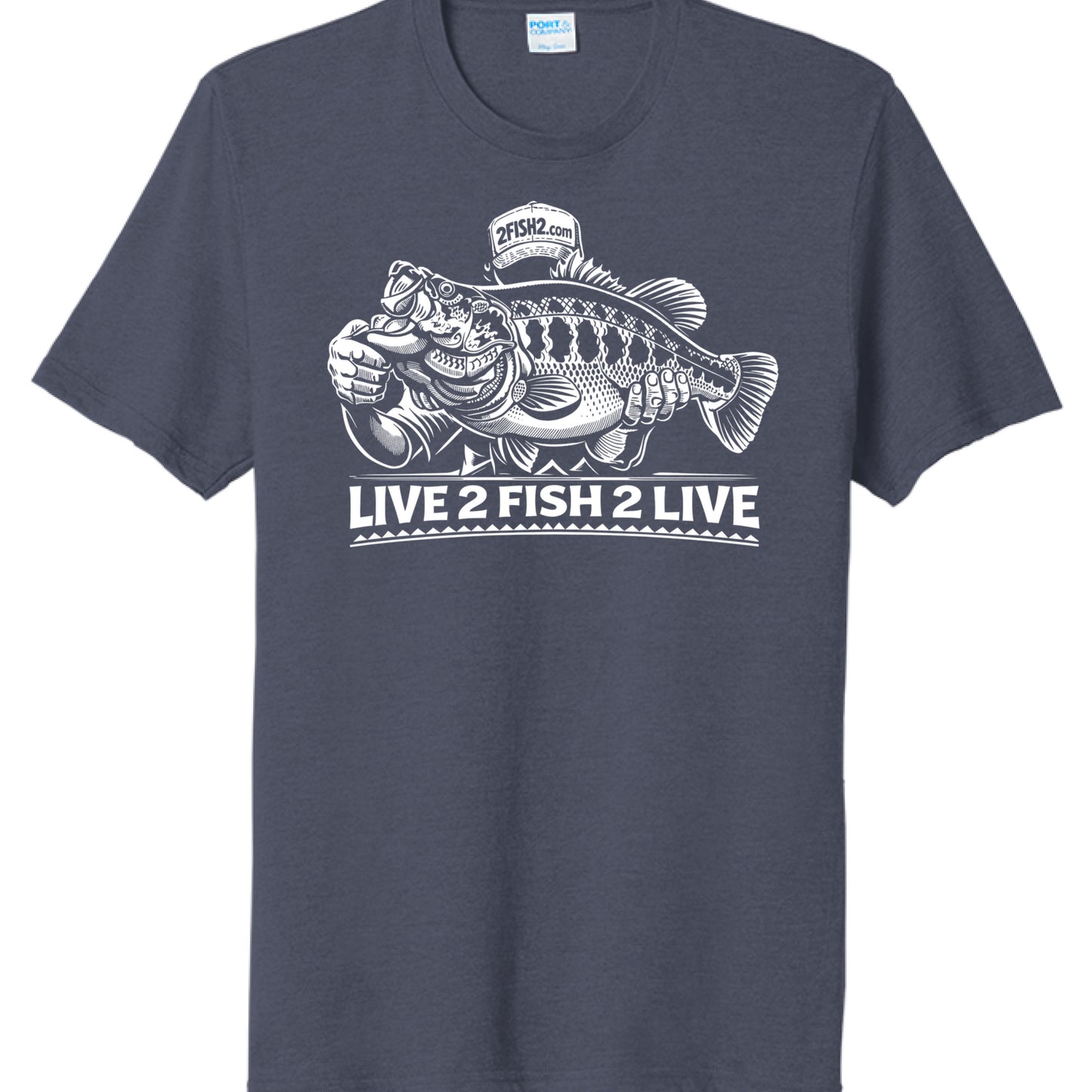 Team Navy Heather - FRONT