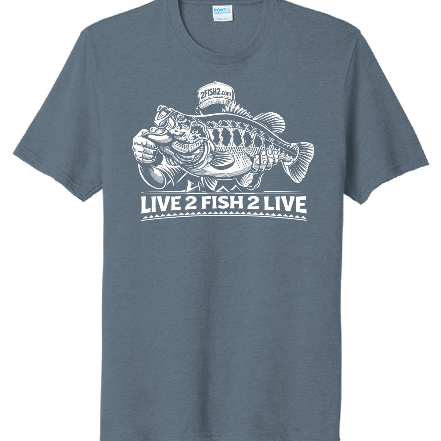 Steel Blue Heather - FRONT