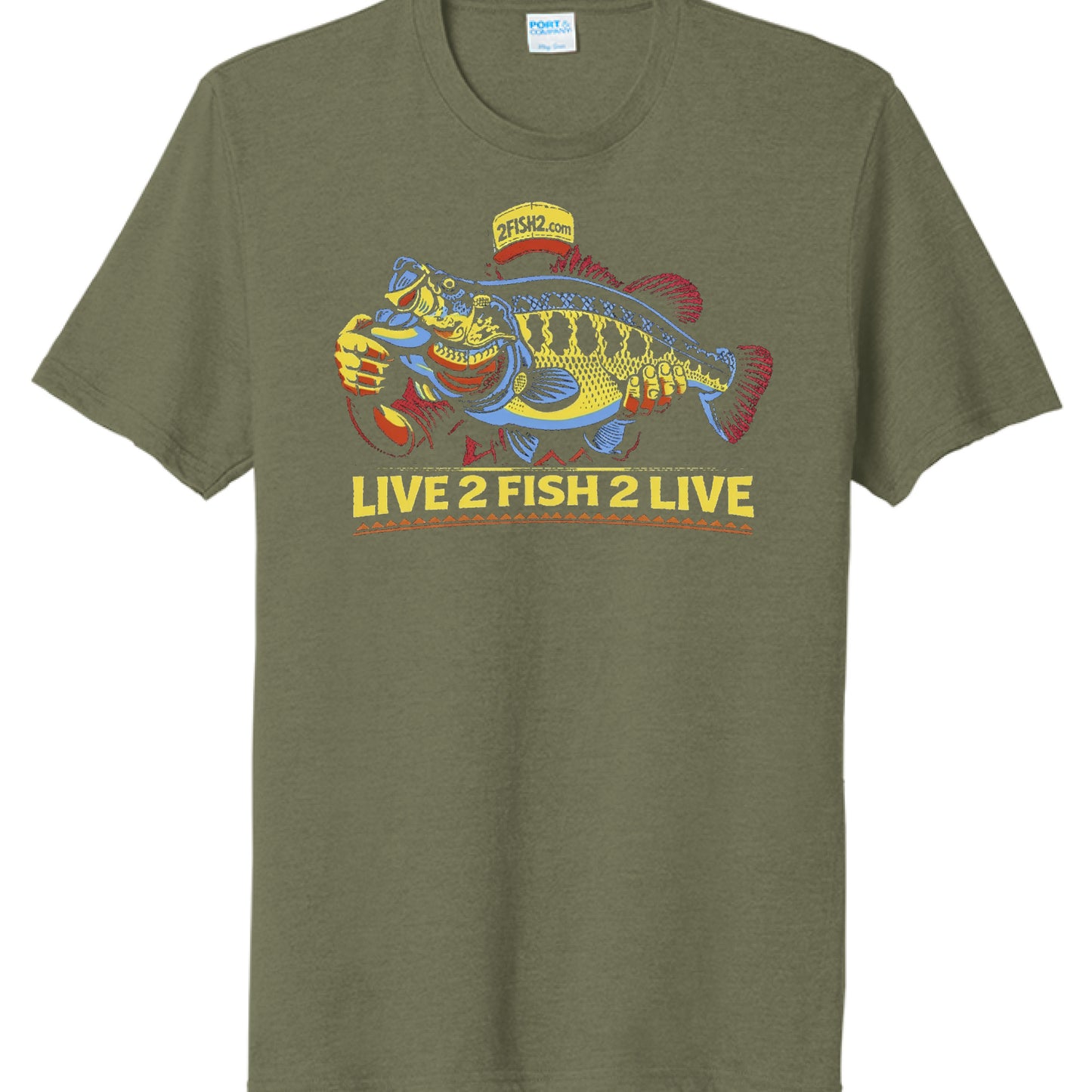 Military Green Heather - FRONT