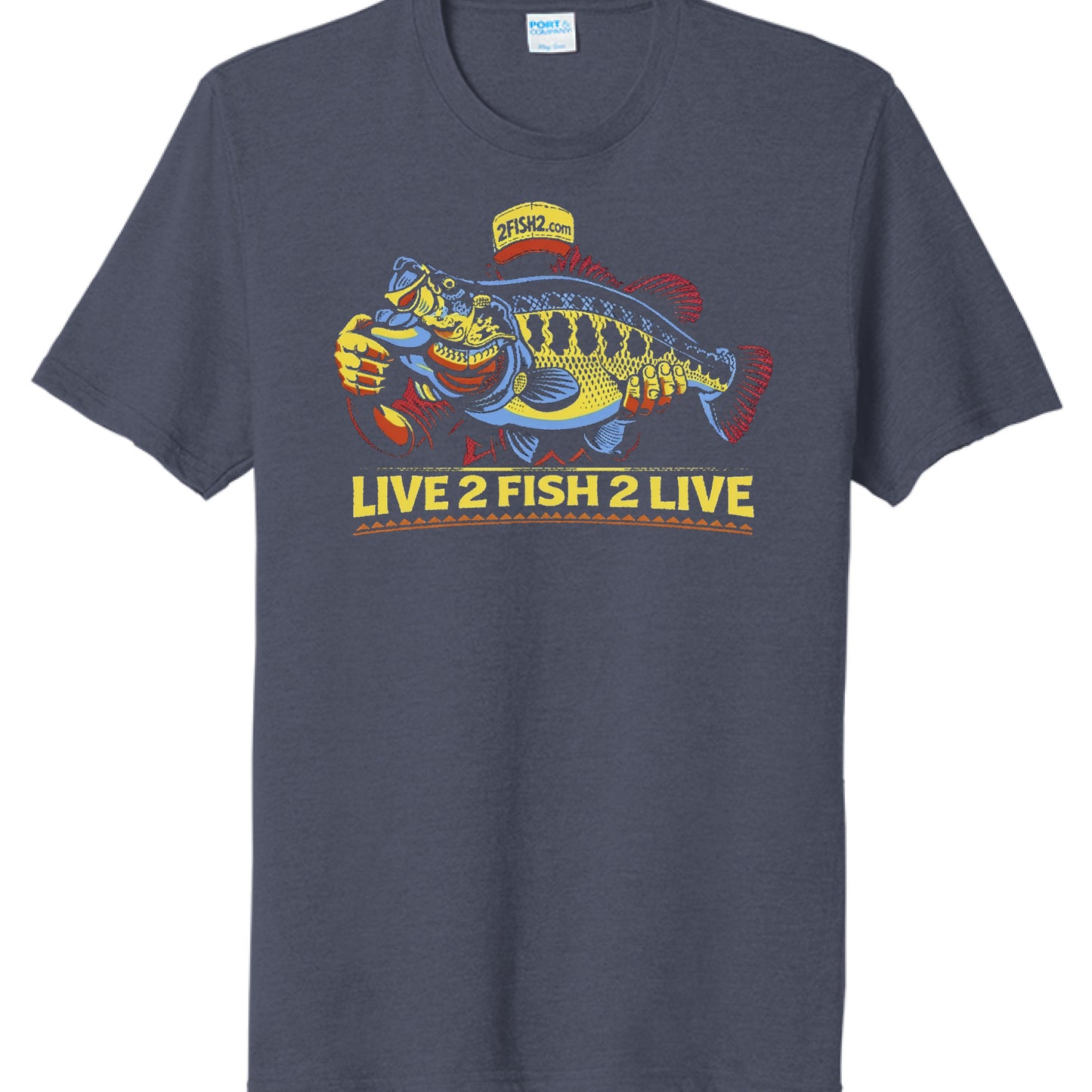 Team Navy Heather - FRONT