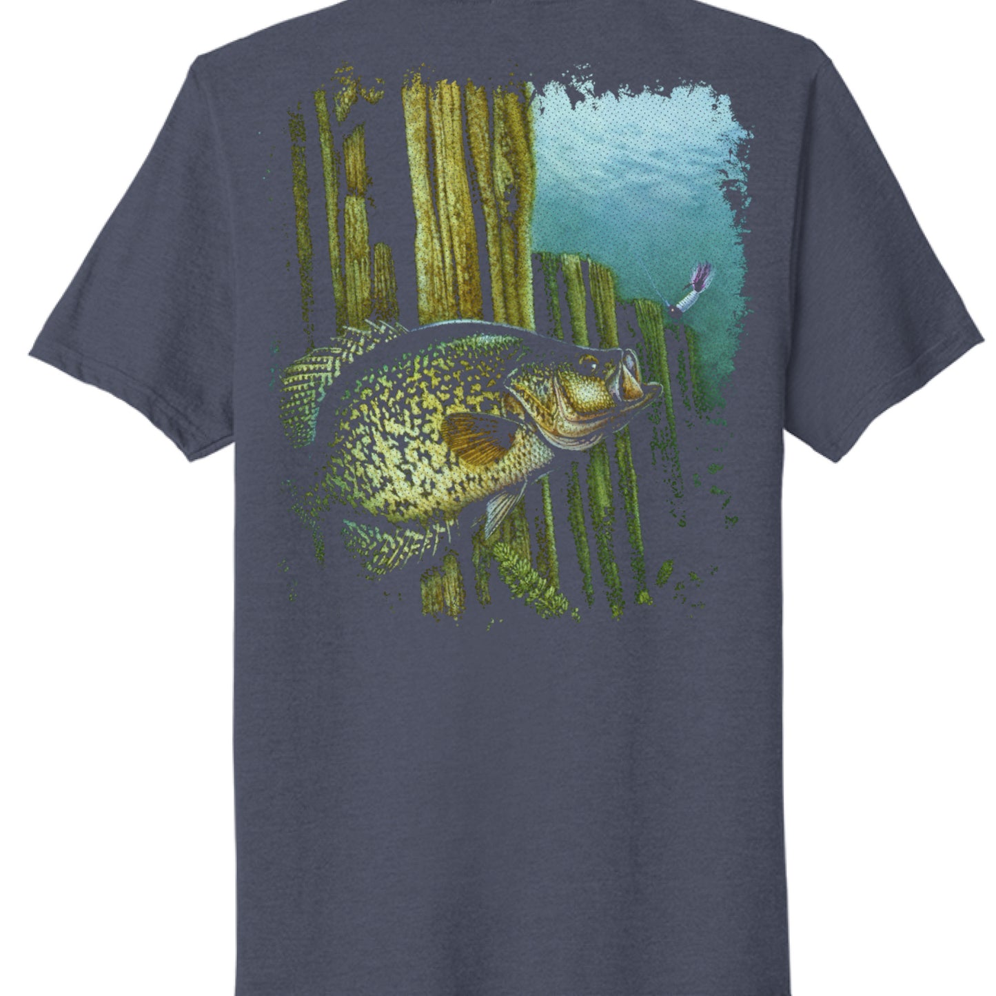 Team Navy Heather - BACK