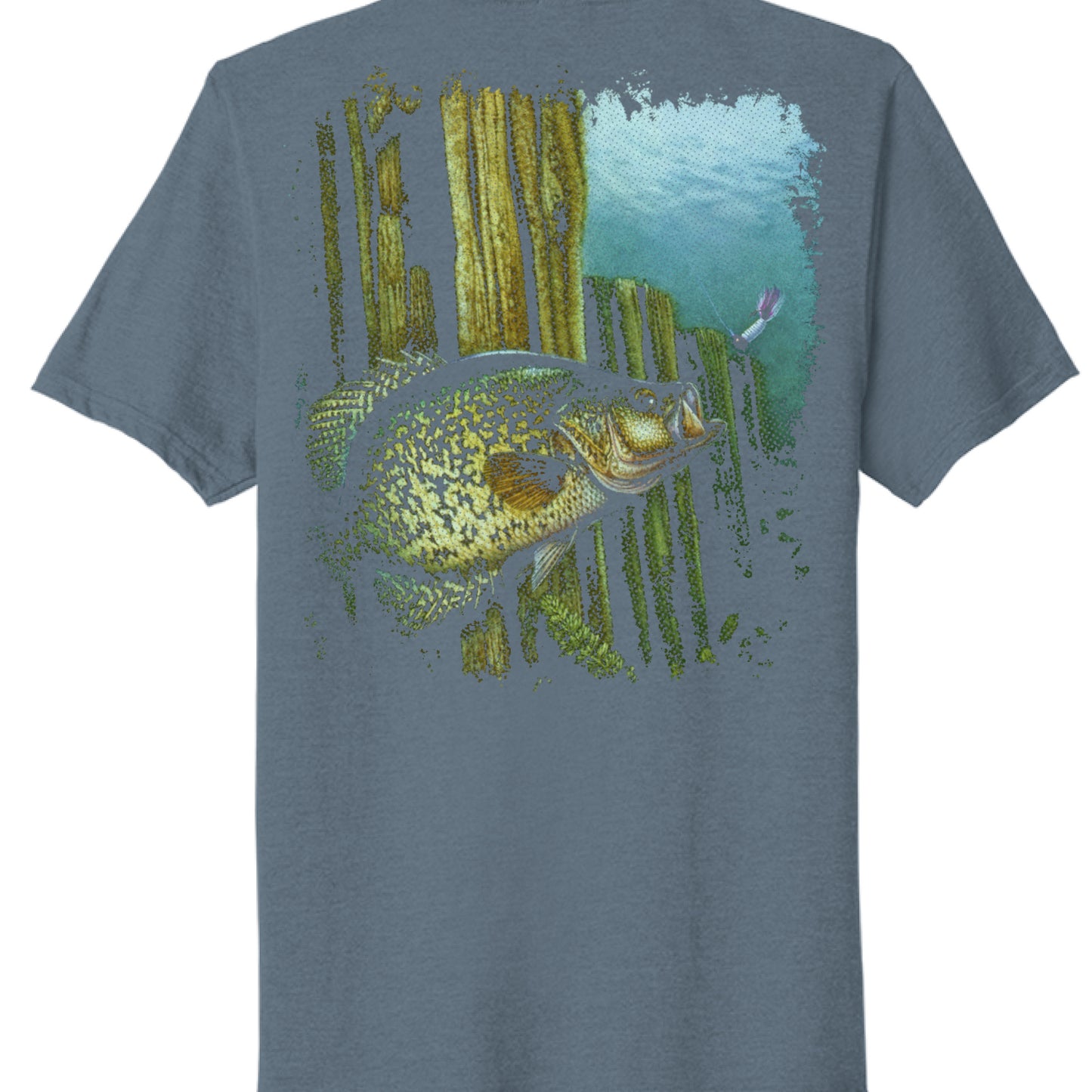 Steel Blue Heather - BACK