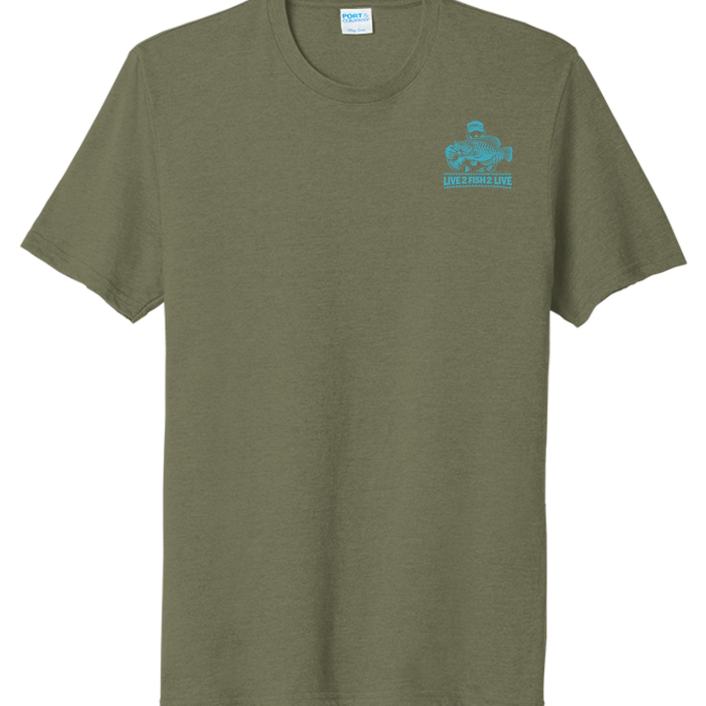 Military Green Heather - FRONT