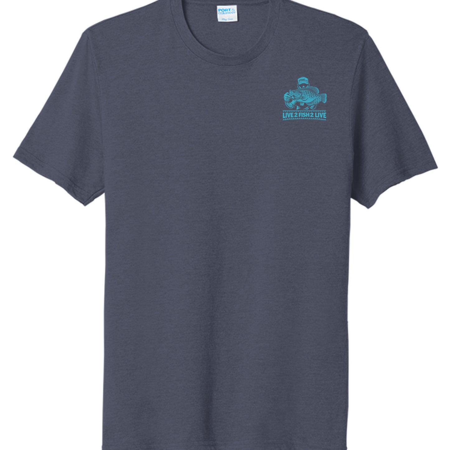 Team Navy Heather - FRONT