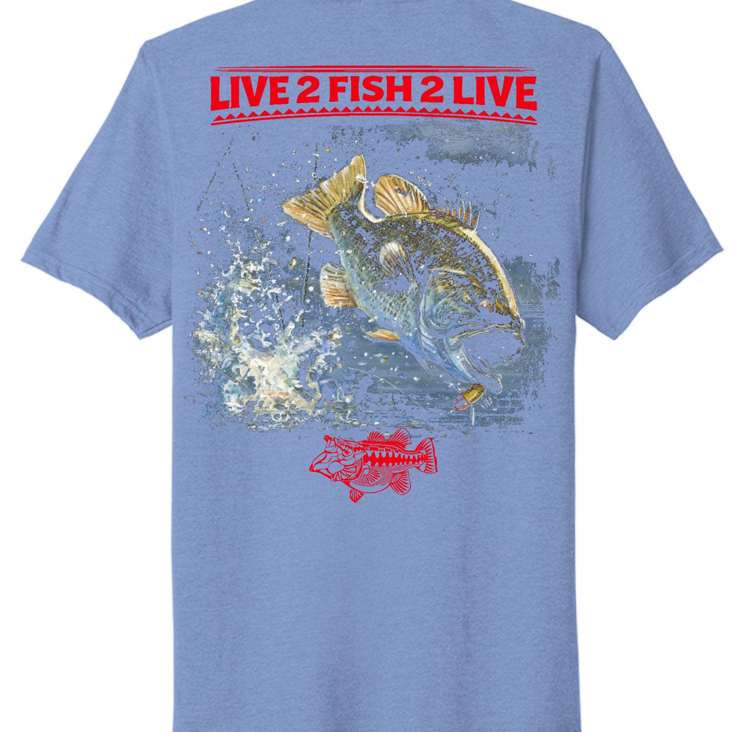 Carolina Blue Heather - BACK