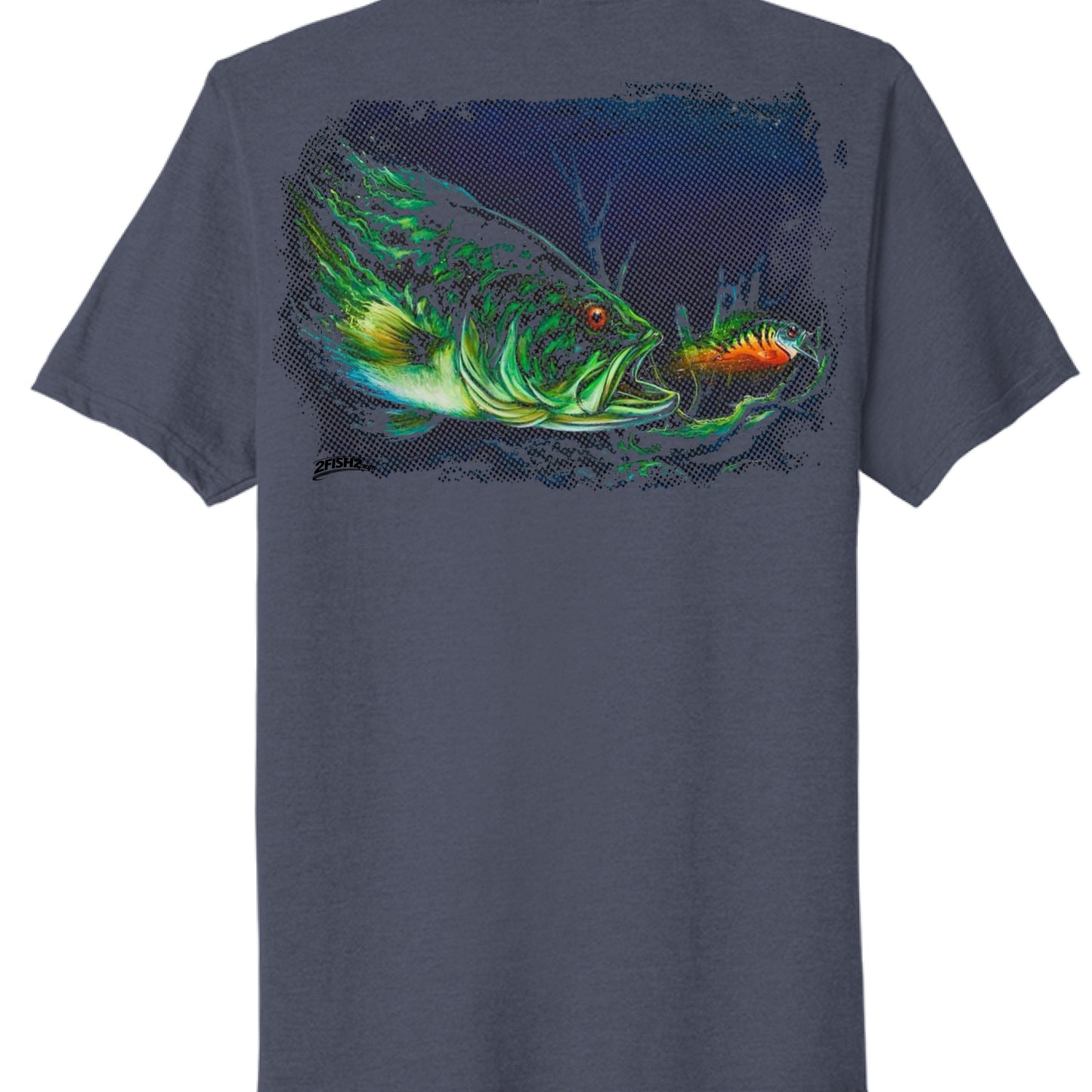 Team Navy Heather - BACK